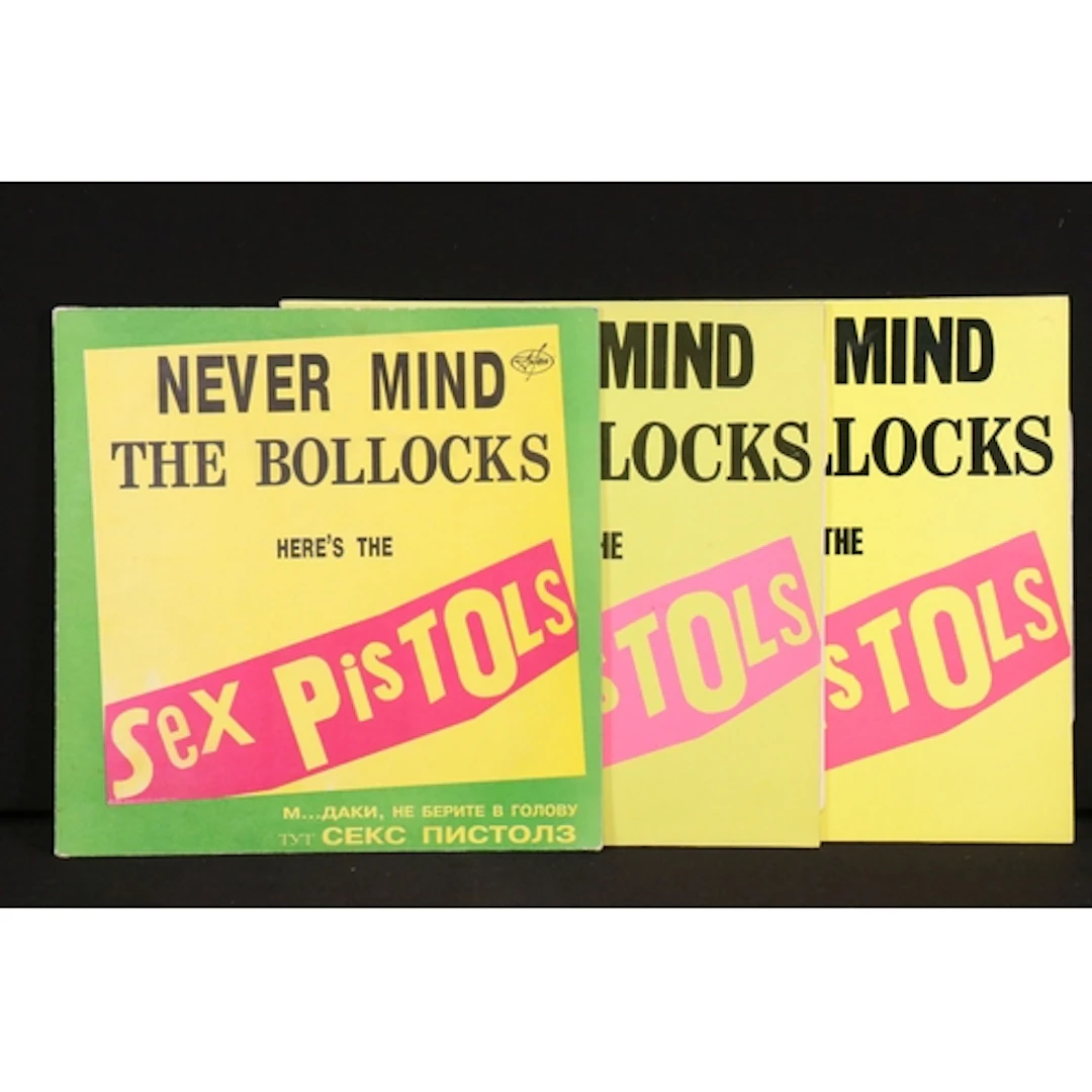 Vinyl - 3 Sex Pistols - Never Mind The Bo***cks LP’s to incl...