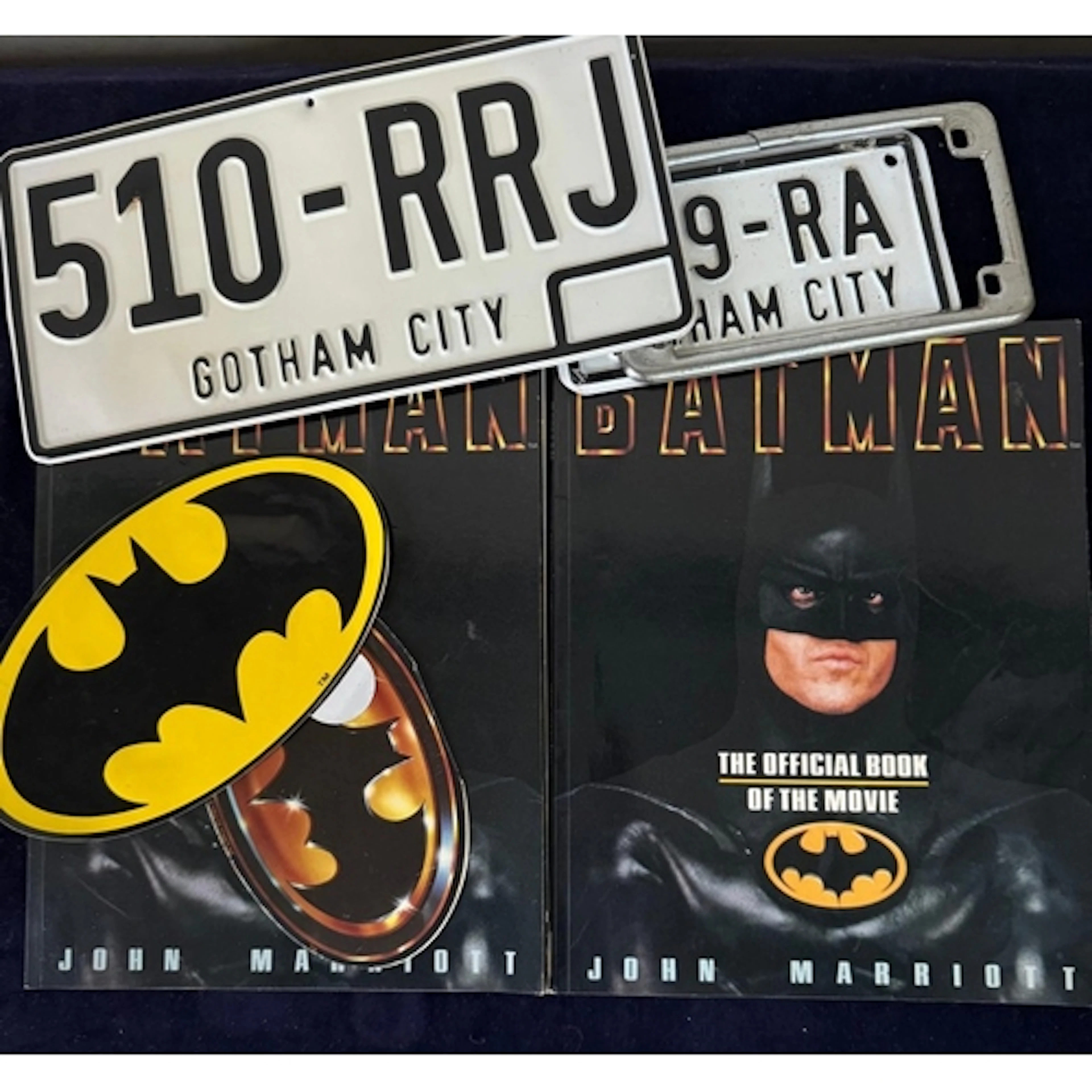 Two official book companions to Tim Burton, Batman, together...