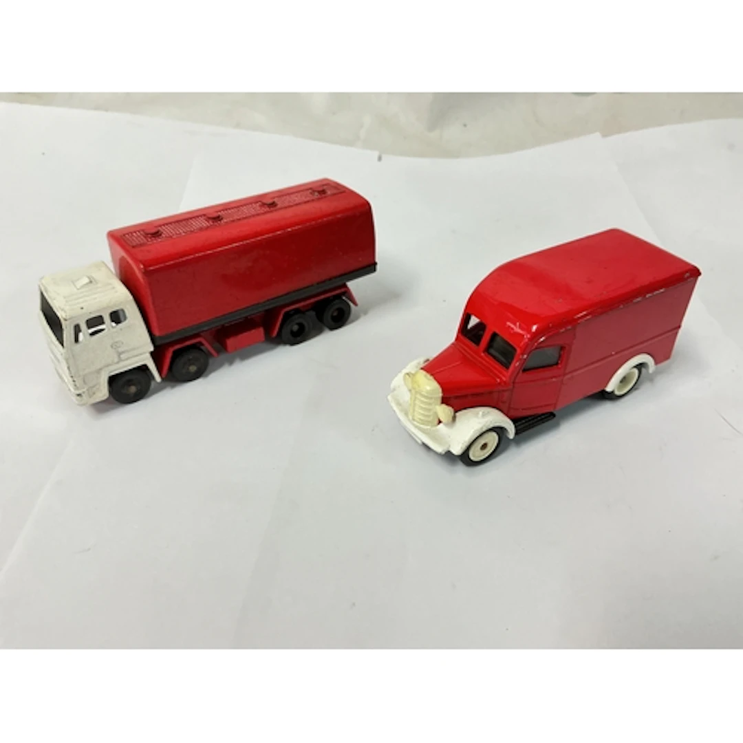 2 X Lledo Pre-Production Colour Trials A Tanker And Dennis V...