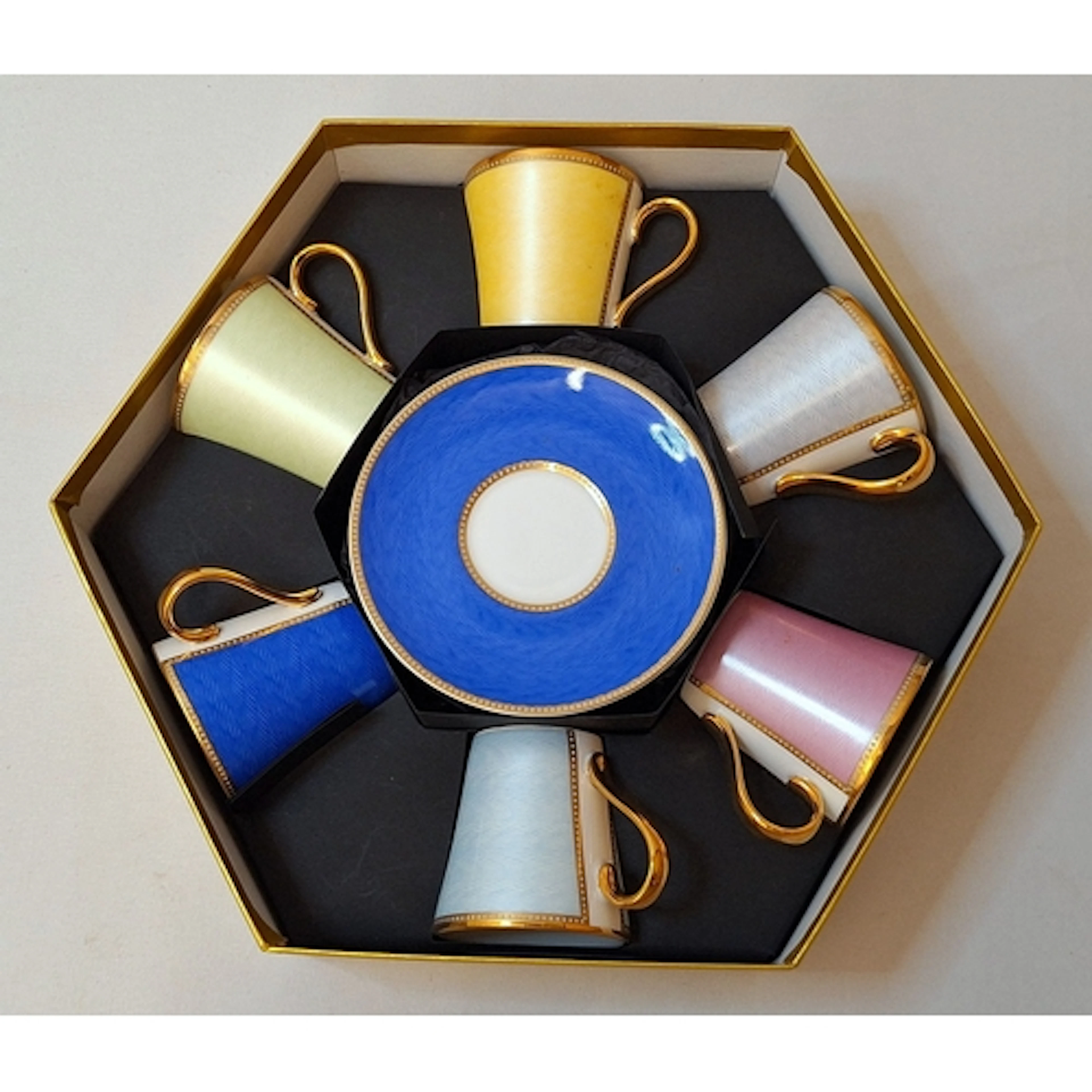 Boxed Set The Royal Collection Faberge Coffee Cups, 6 cups, ...