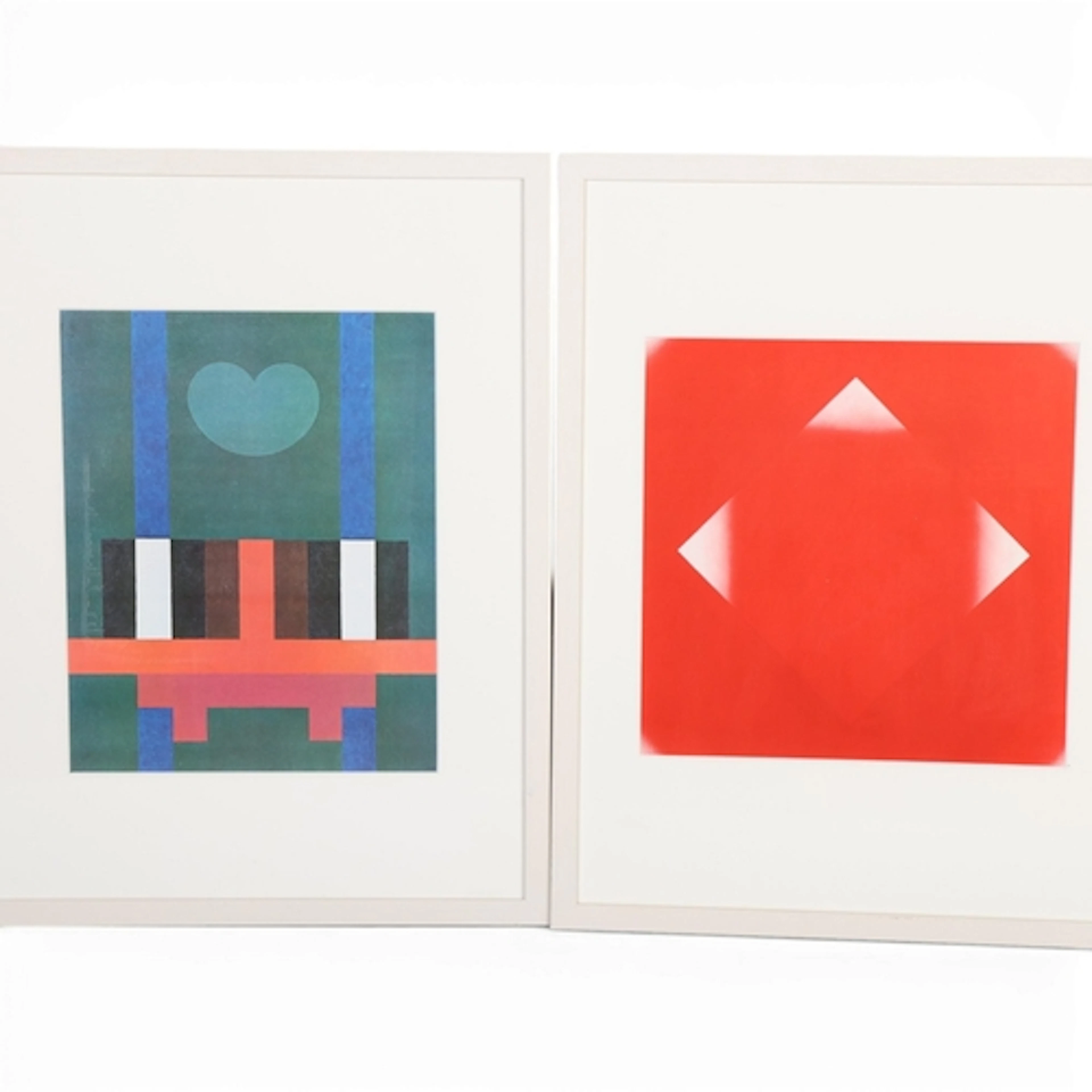 After HERBERT BAYER, a pair of prints from original 1960s' d...