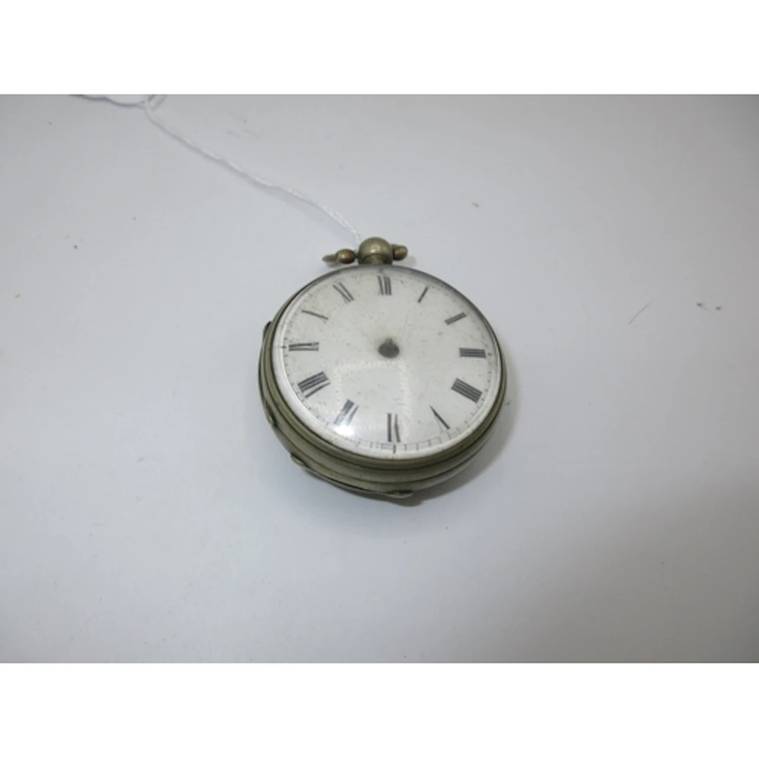 Metal Case Pocket Watch by T Berress London No. 1158, with f...