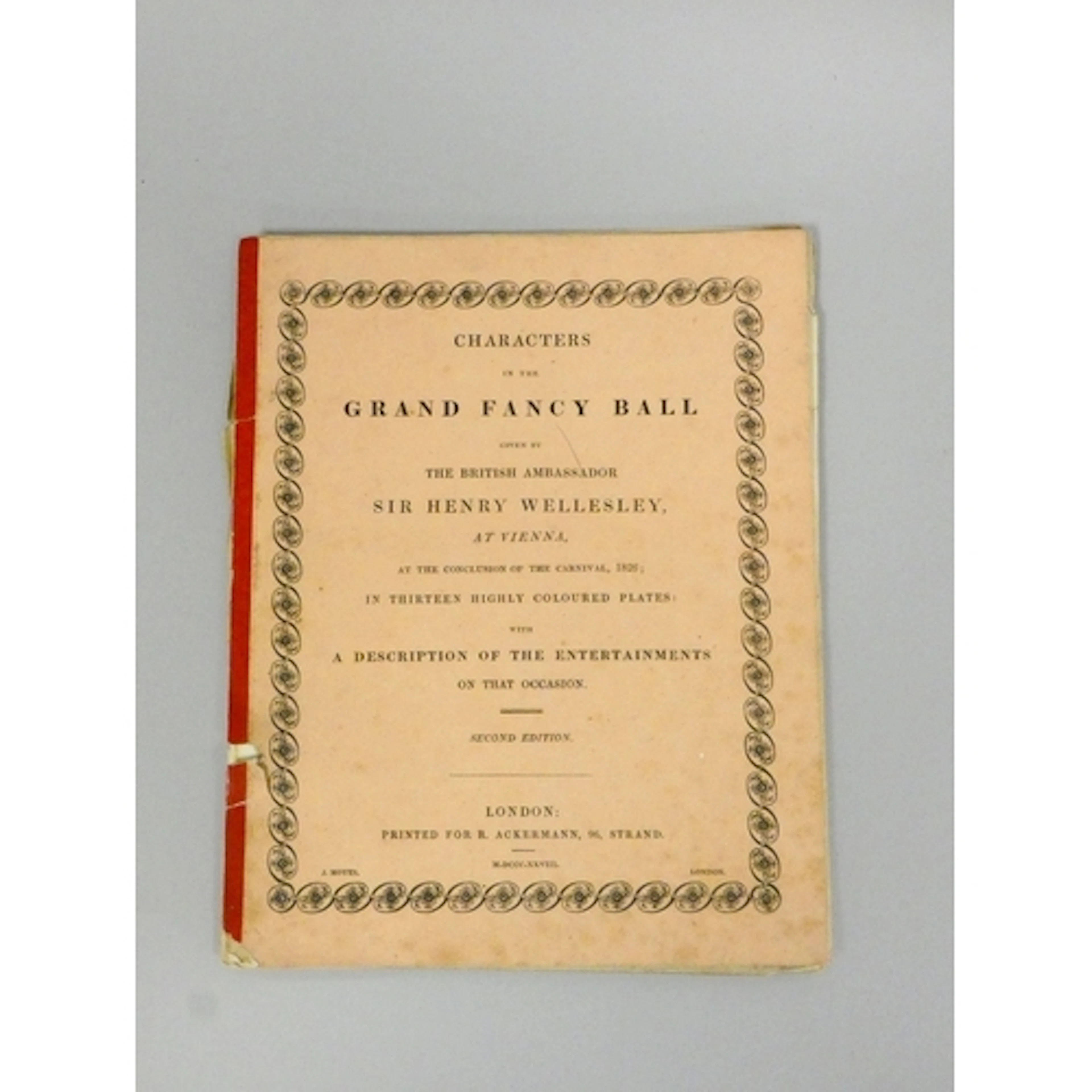 ACKERMANN R. (Pubs). Characters in the Grand Fancy Ball Give...