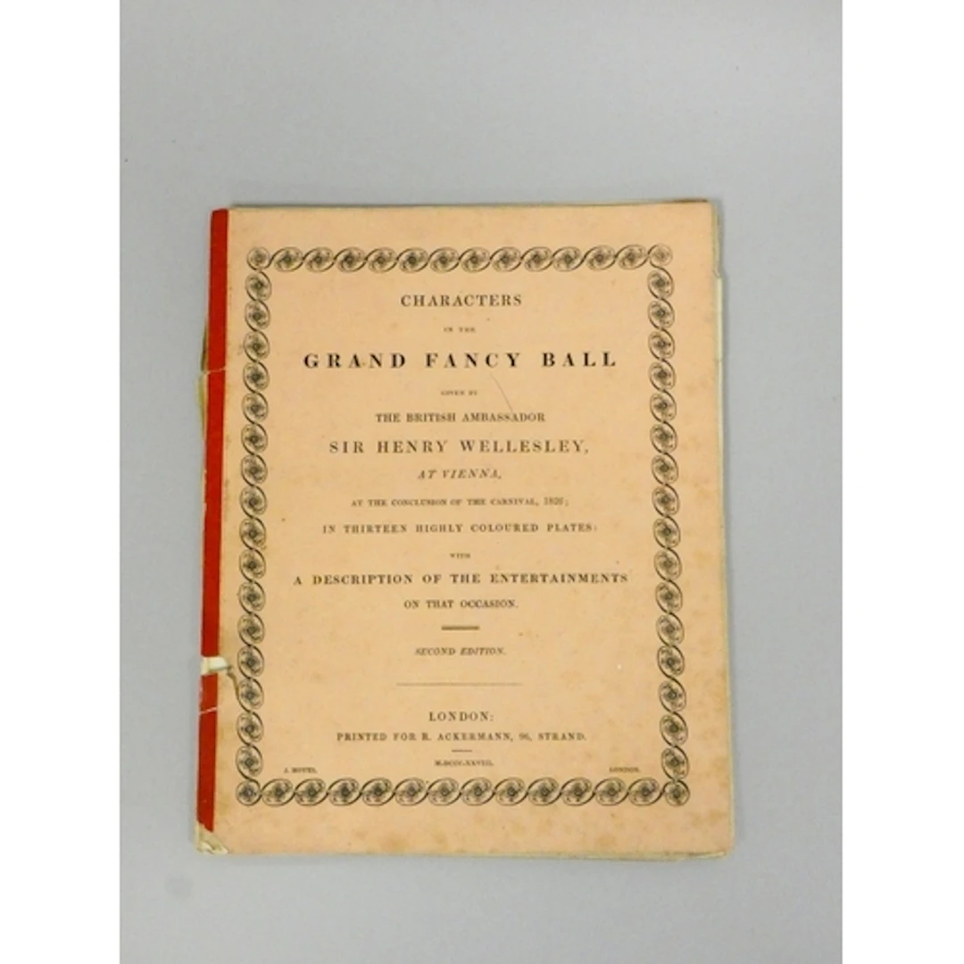 ACKERMANN R. (Pubs). Characters in the Grand Fancy Ball Give...
