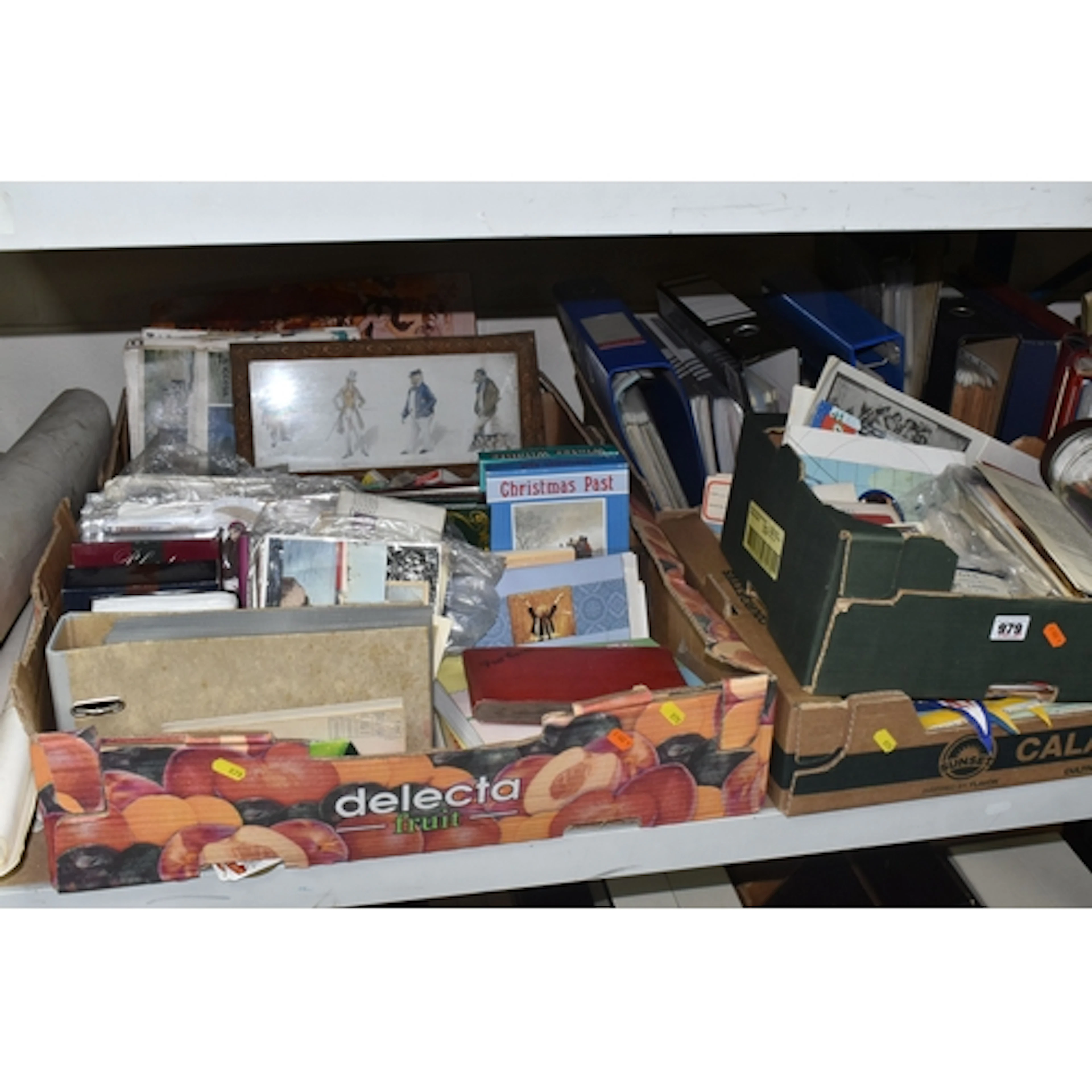FIVE BOXES AND LOOSE EPHEMERA, to include mainly mid twentie...