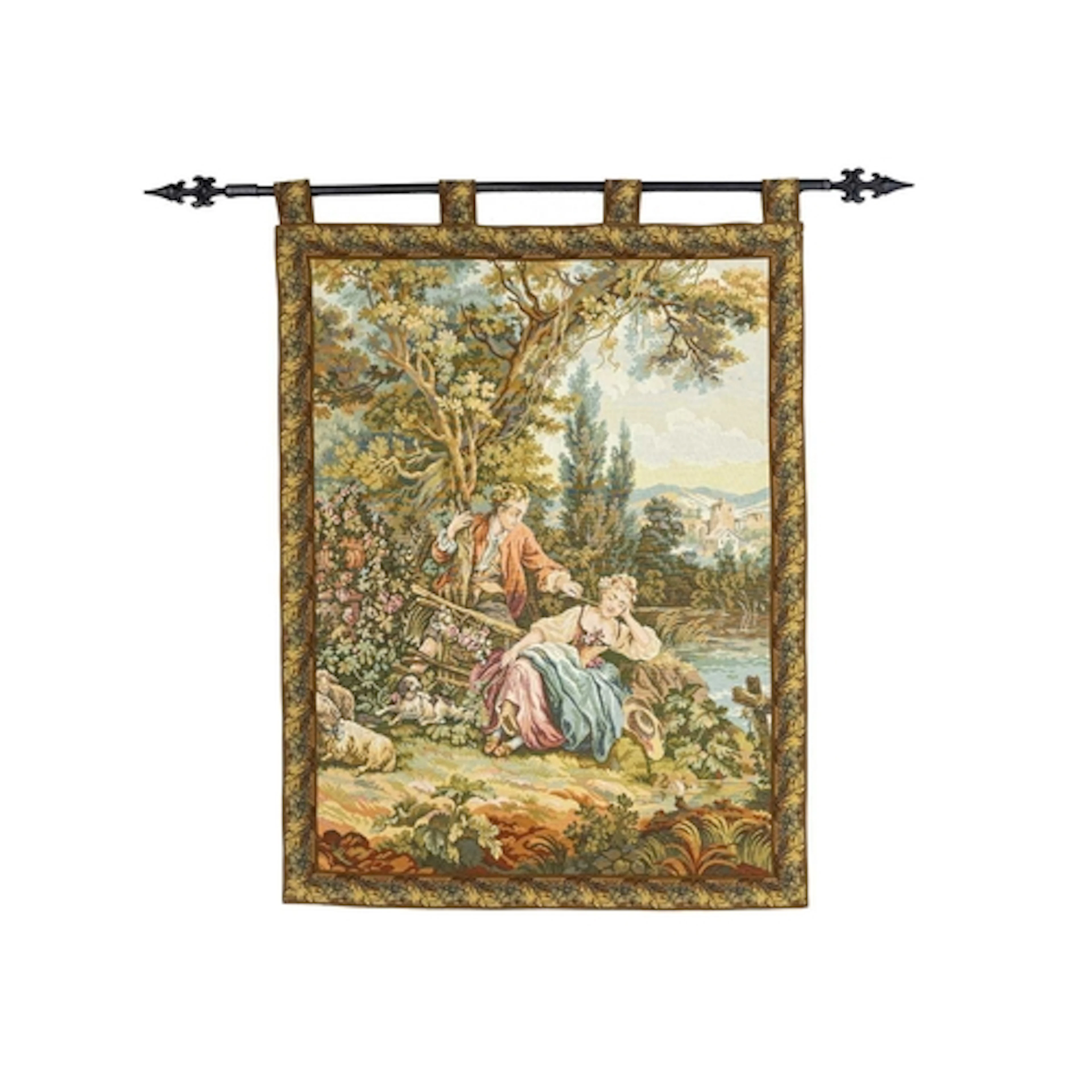 A French tapestry wall hanging. 20th century, featuring a co...