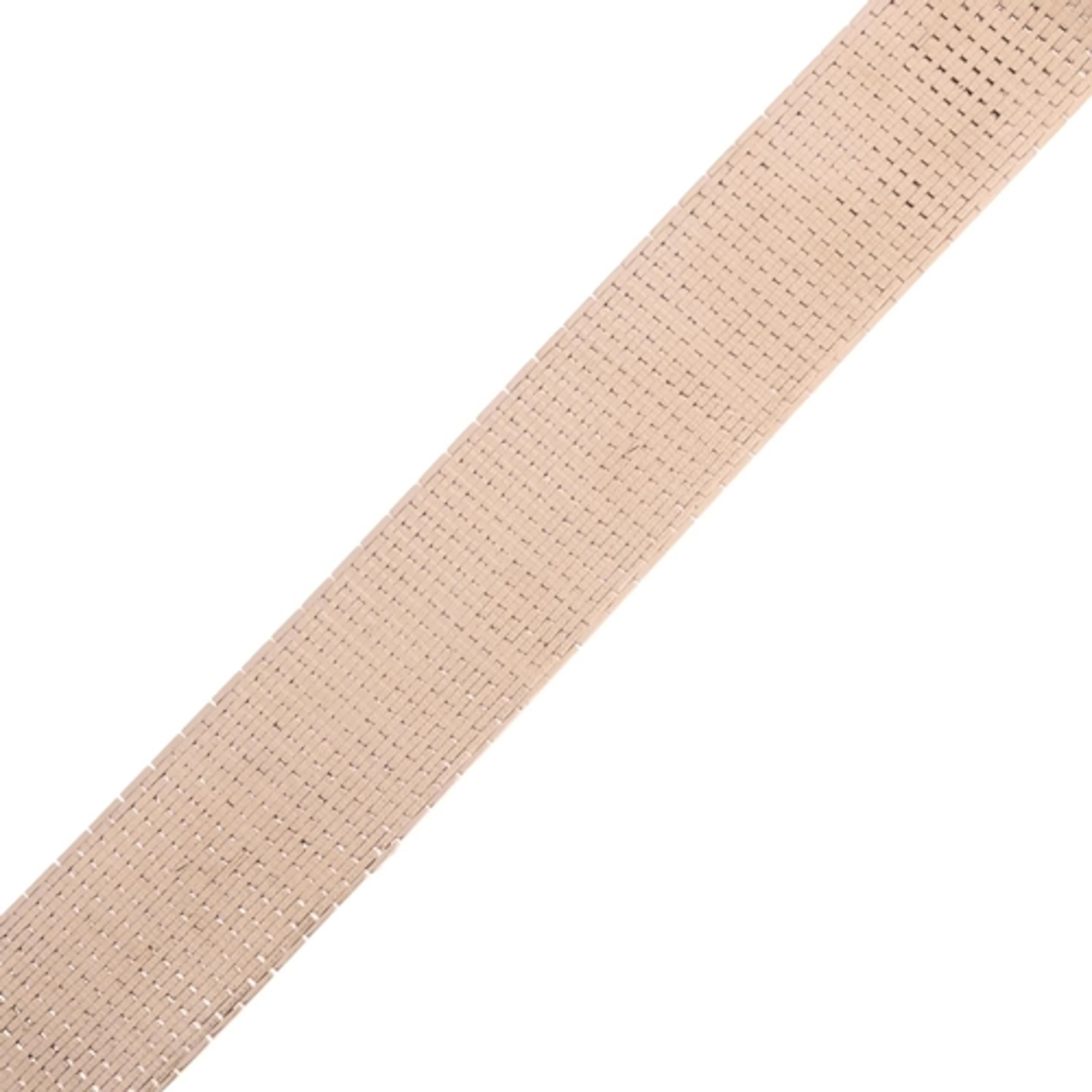 A Vintage 14ct white gold mesh bracelet, textured decoration...