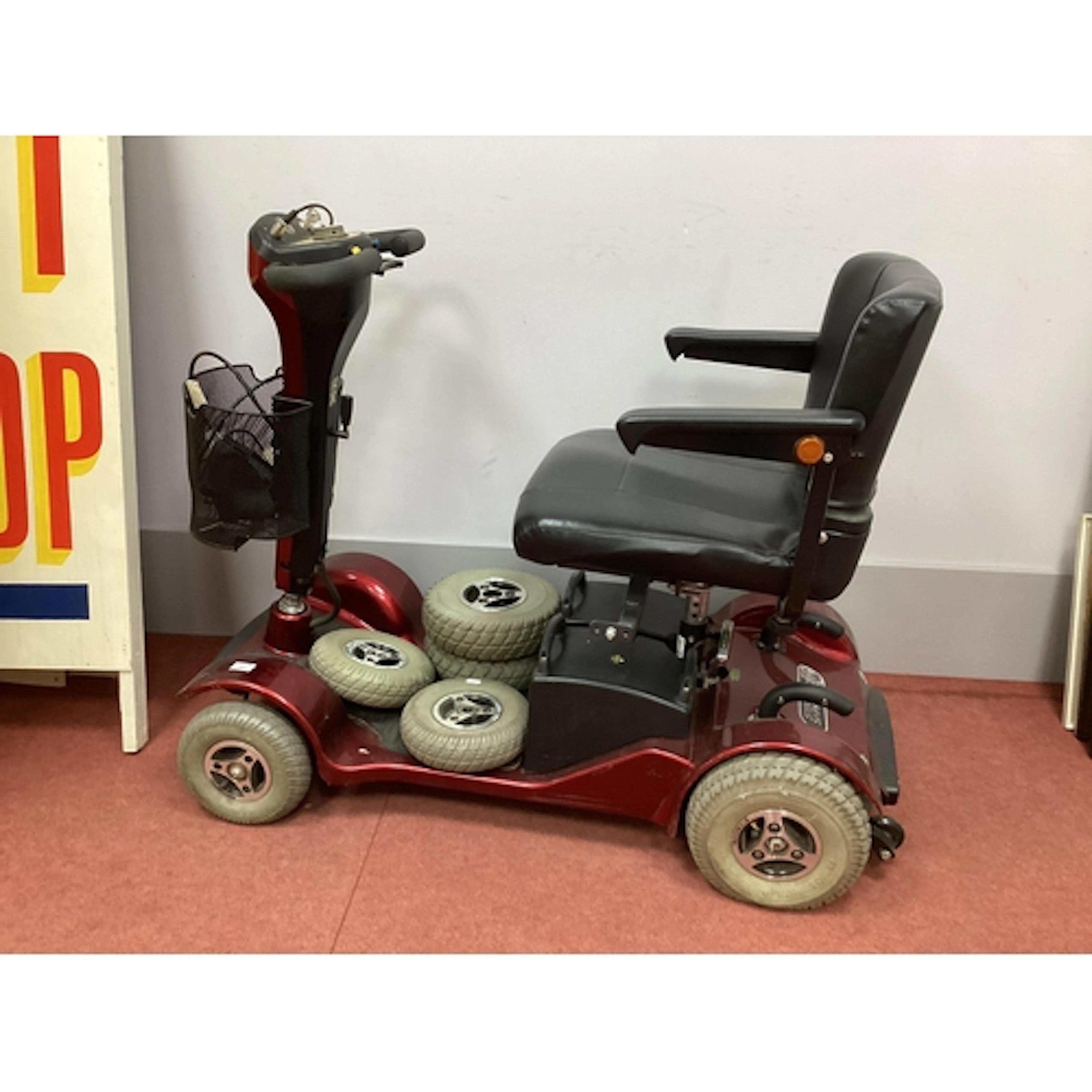 Sterling Sapphire 2 four-wheel mobility scooter, with key, c...