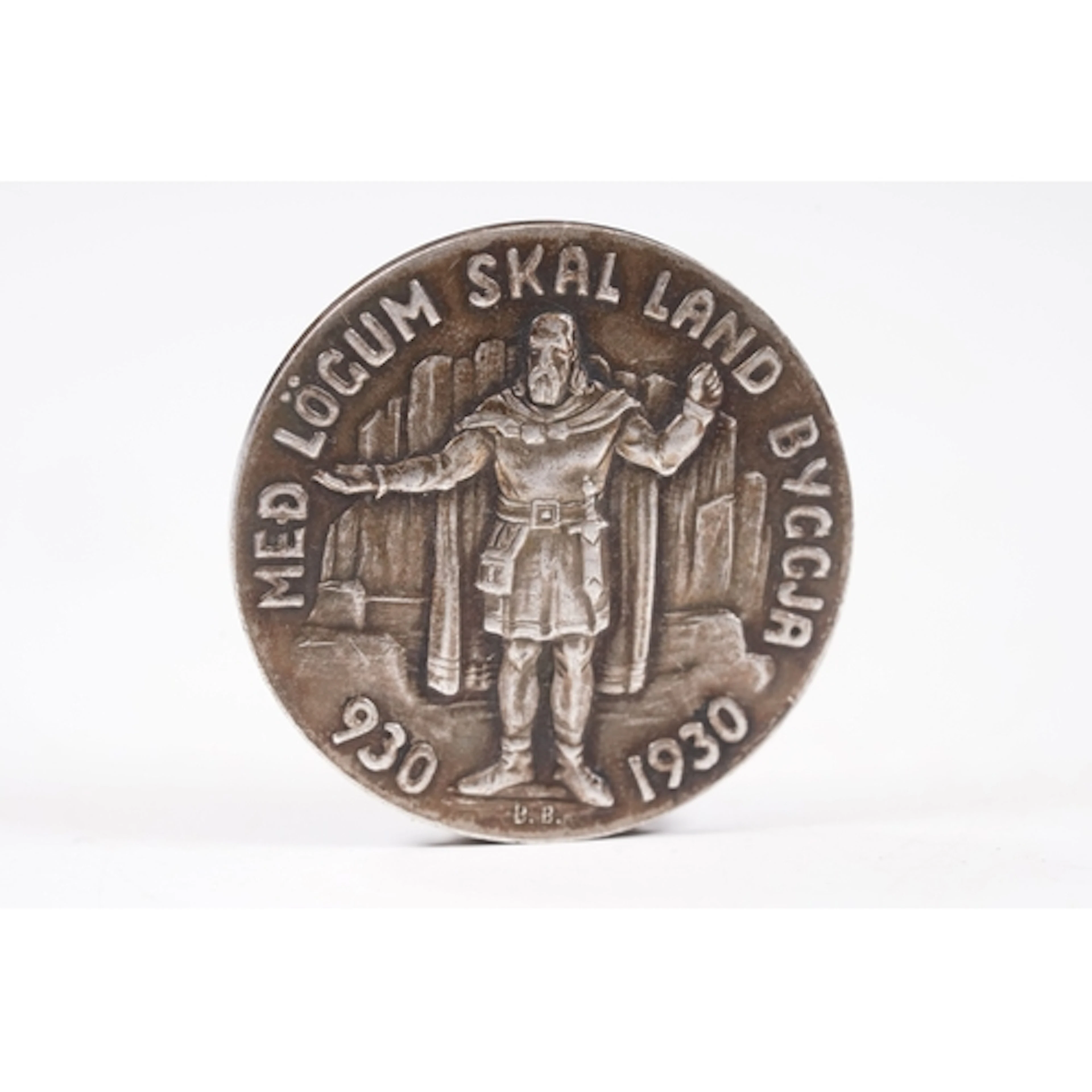 A Iceland 1930 5 Kronur commemorative silver coin, commemora...