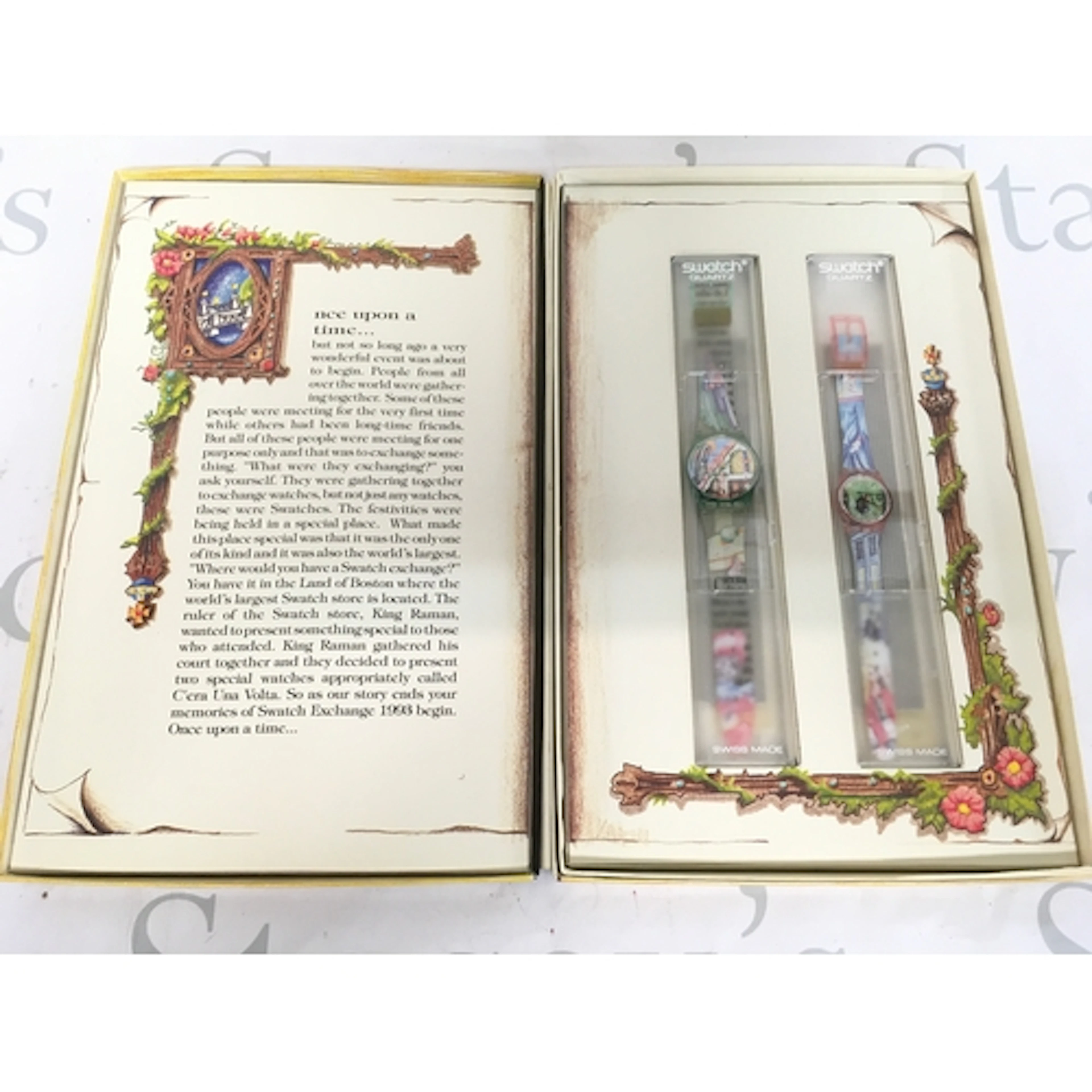 1993 "Once Upon a Time" Swatch Boston Book special edition p...
