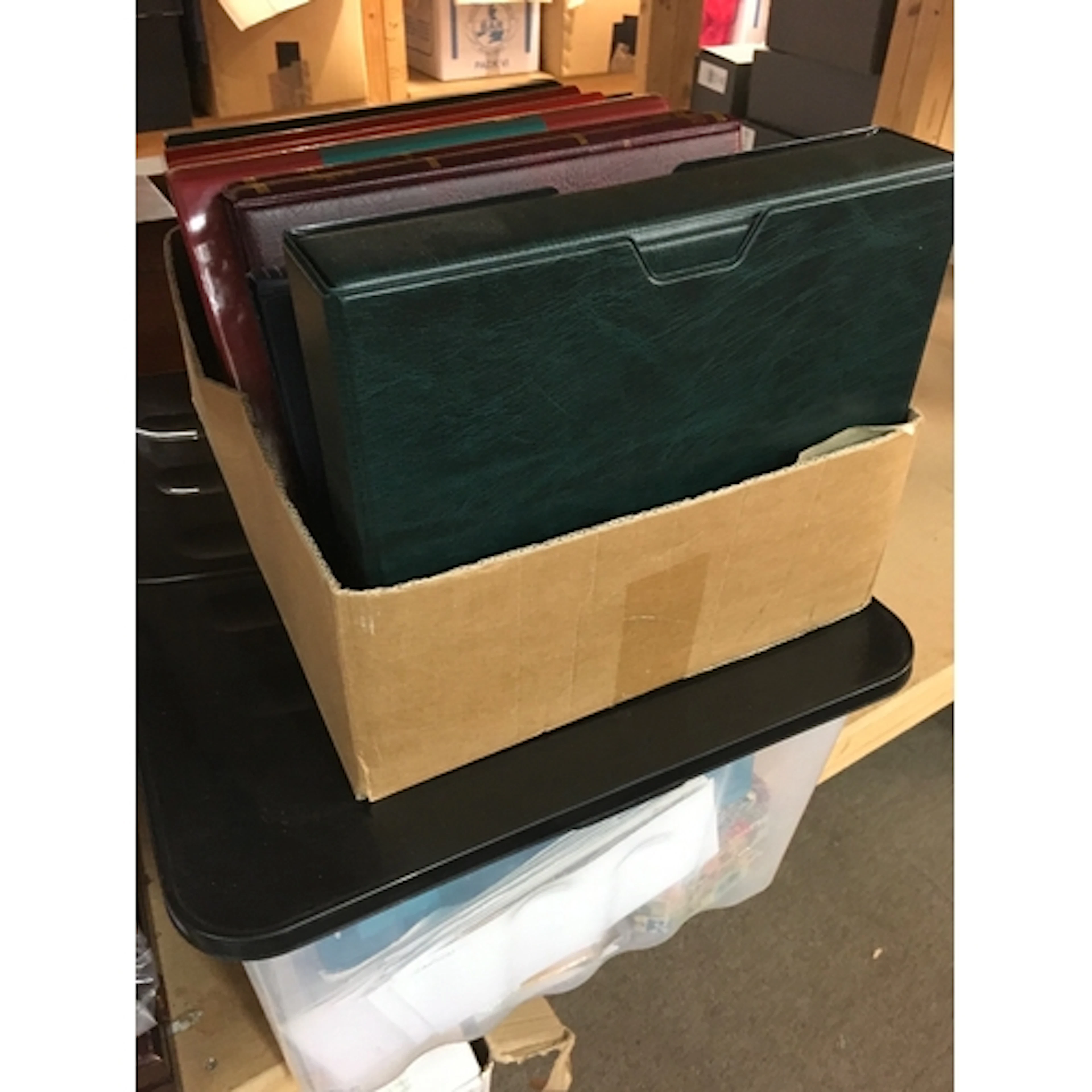 A Collection of stamp albums including unused GB and Chanel ...