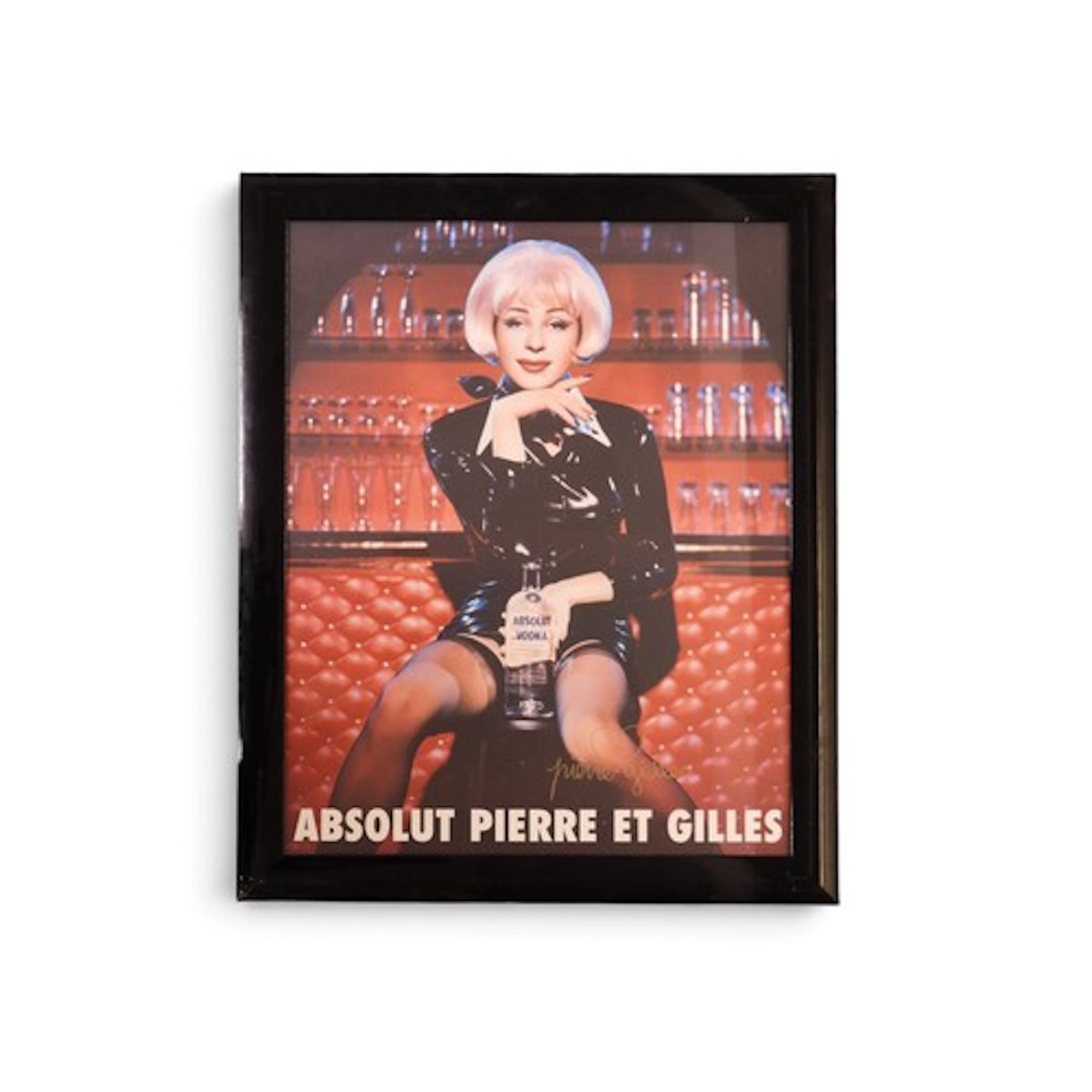 ADVERTISING - A Signed Absolut Pierre Et Gilles advertisemen...