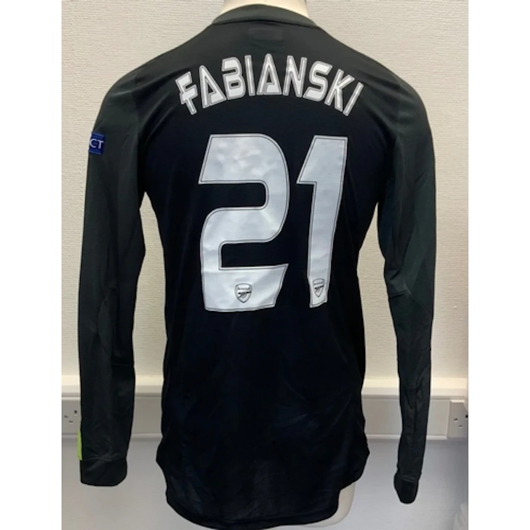Arsenal 2013 / 14 Match Issued Football Shirt Fabianski : Is...