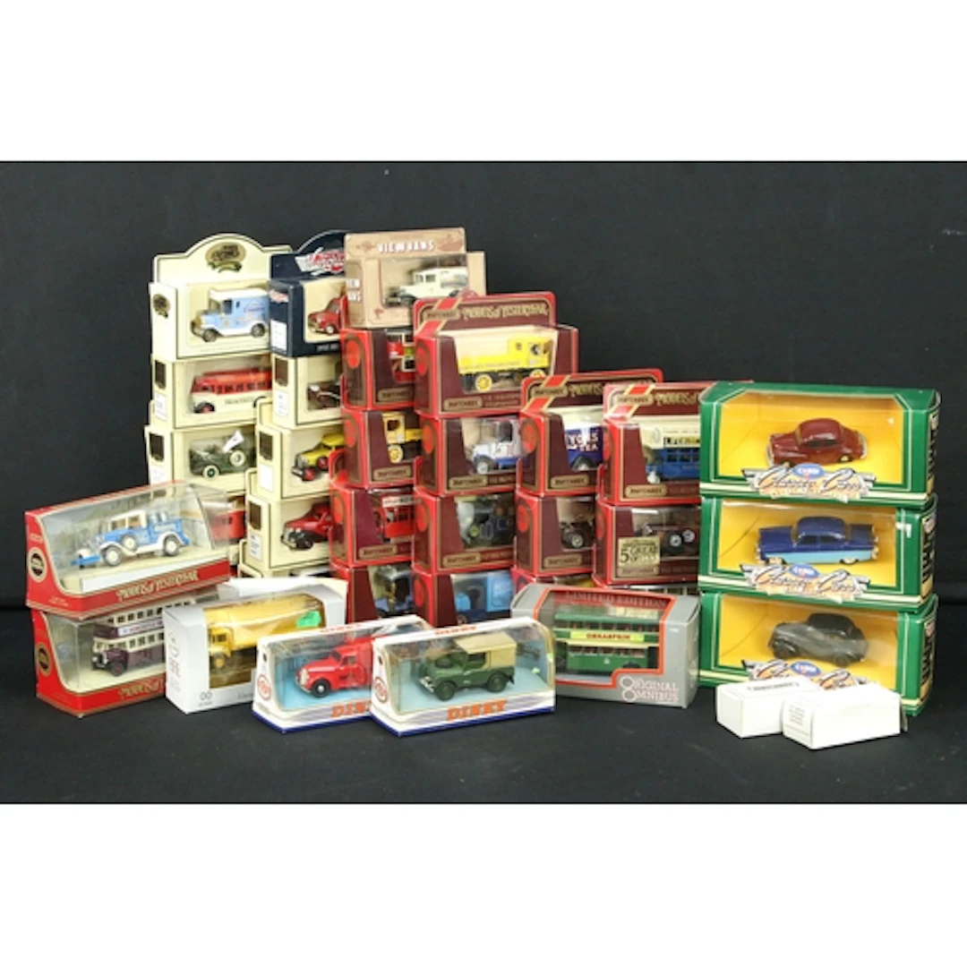 37 Boxed diecast models to include 14 x Matchbox Models of Y...