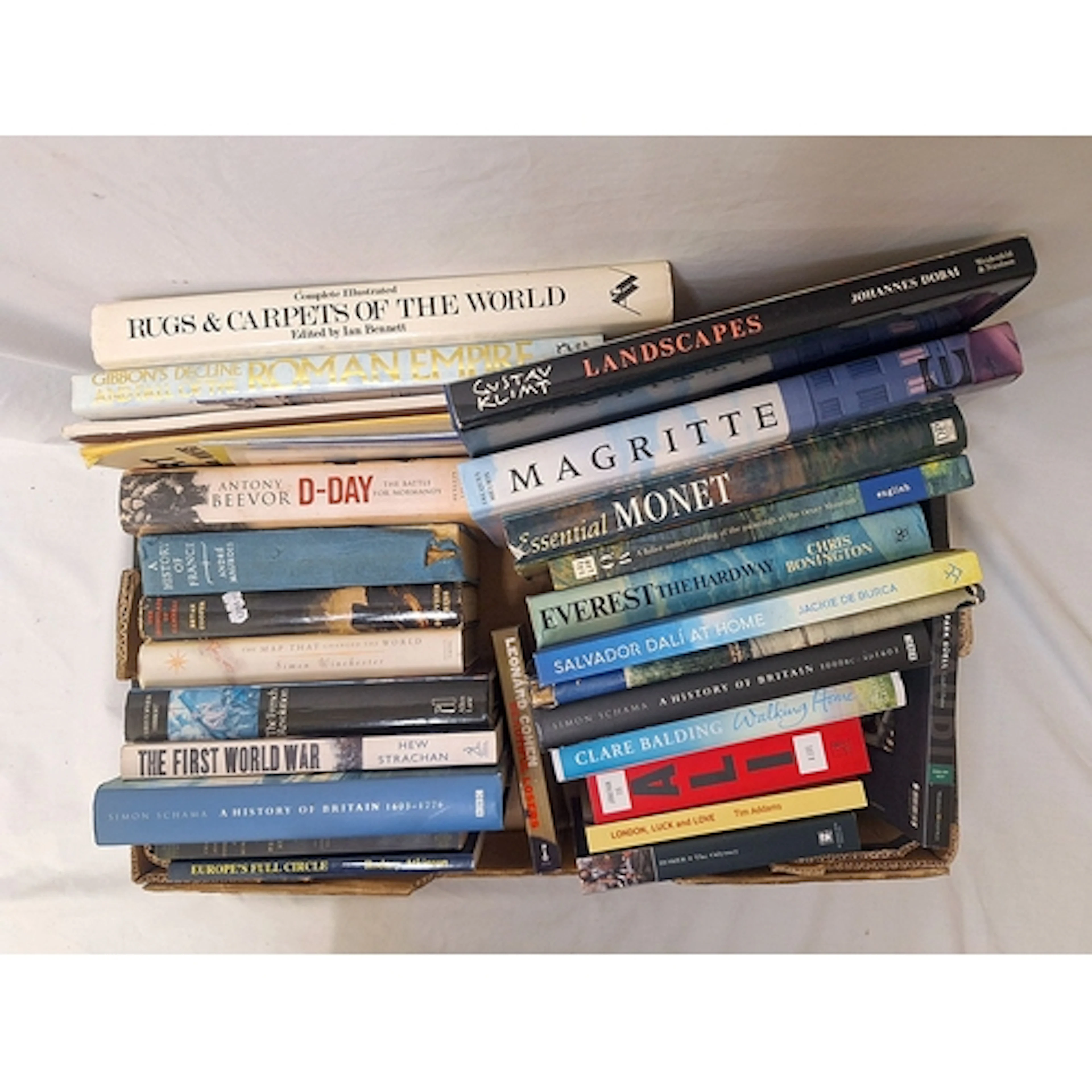 Books incl. Monet, Dali, Landscapes, Rugs & Carpets of the W...