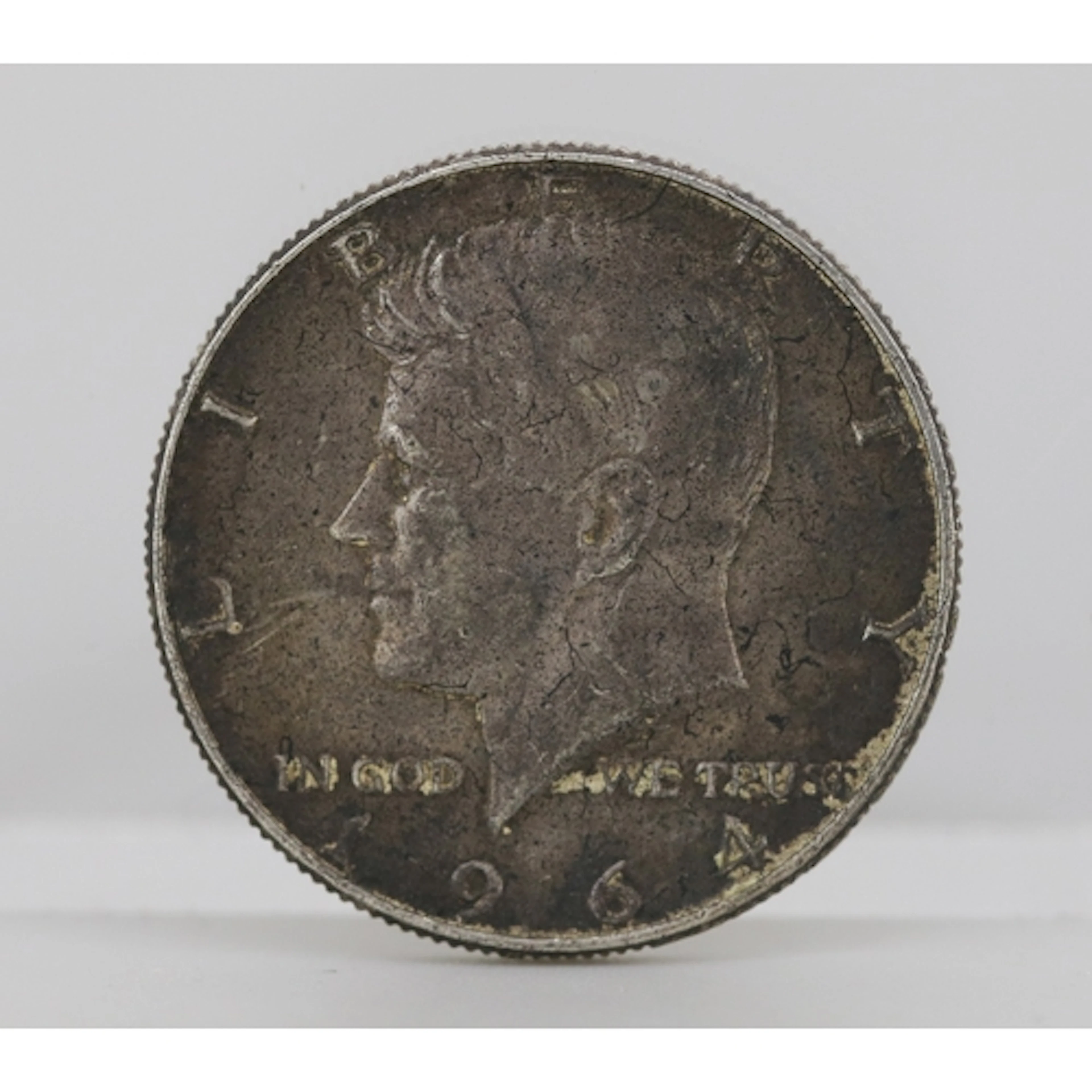 Silver United States of America Kennedy Half Dollar Coin 196...