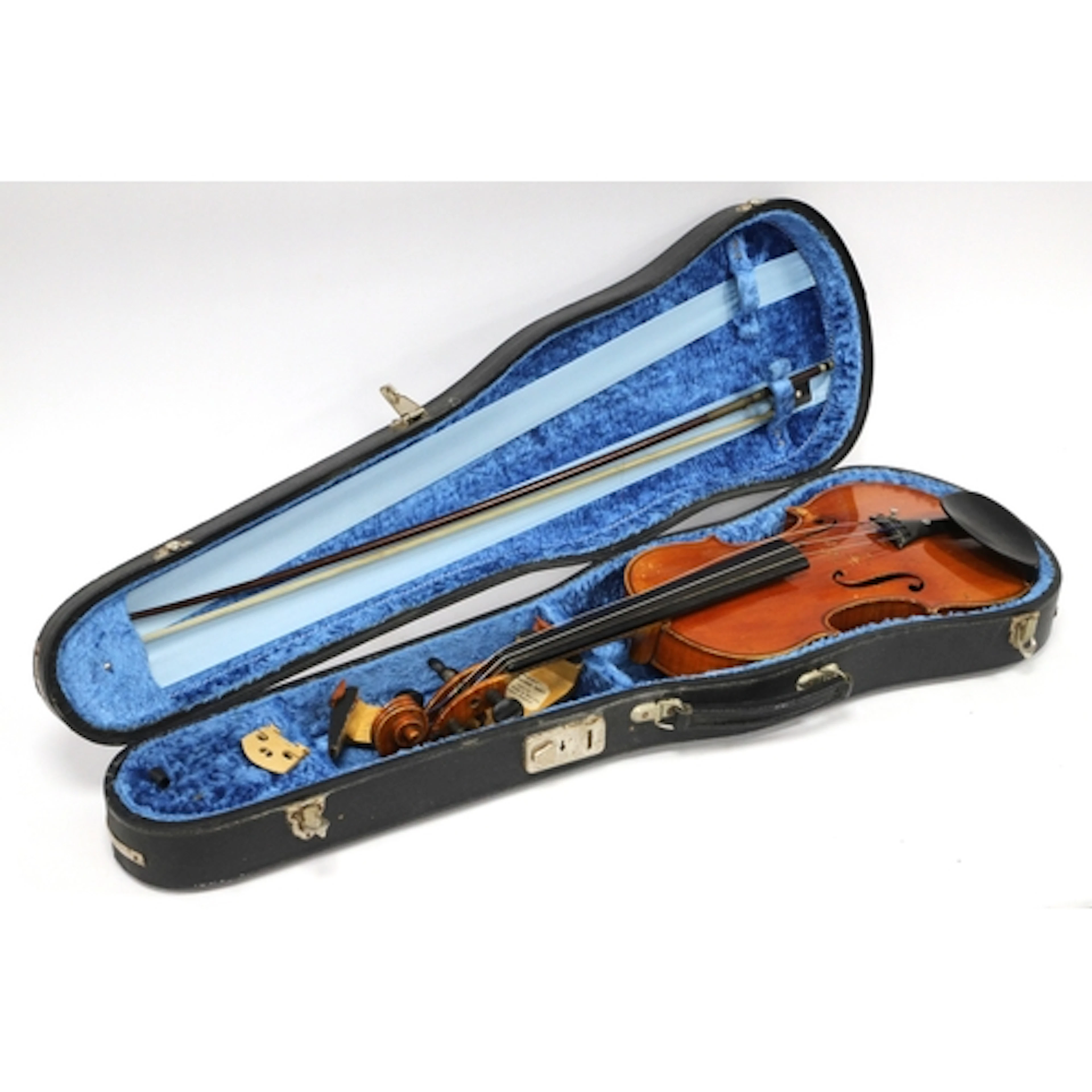 A German XX Century Violin with Two Piece Back, label inscri...