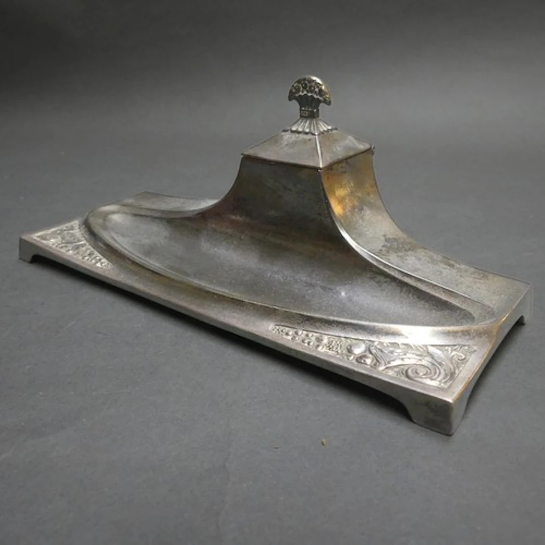 WMF - An Art Nouveau silver plated desk stand, design 11196K...