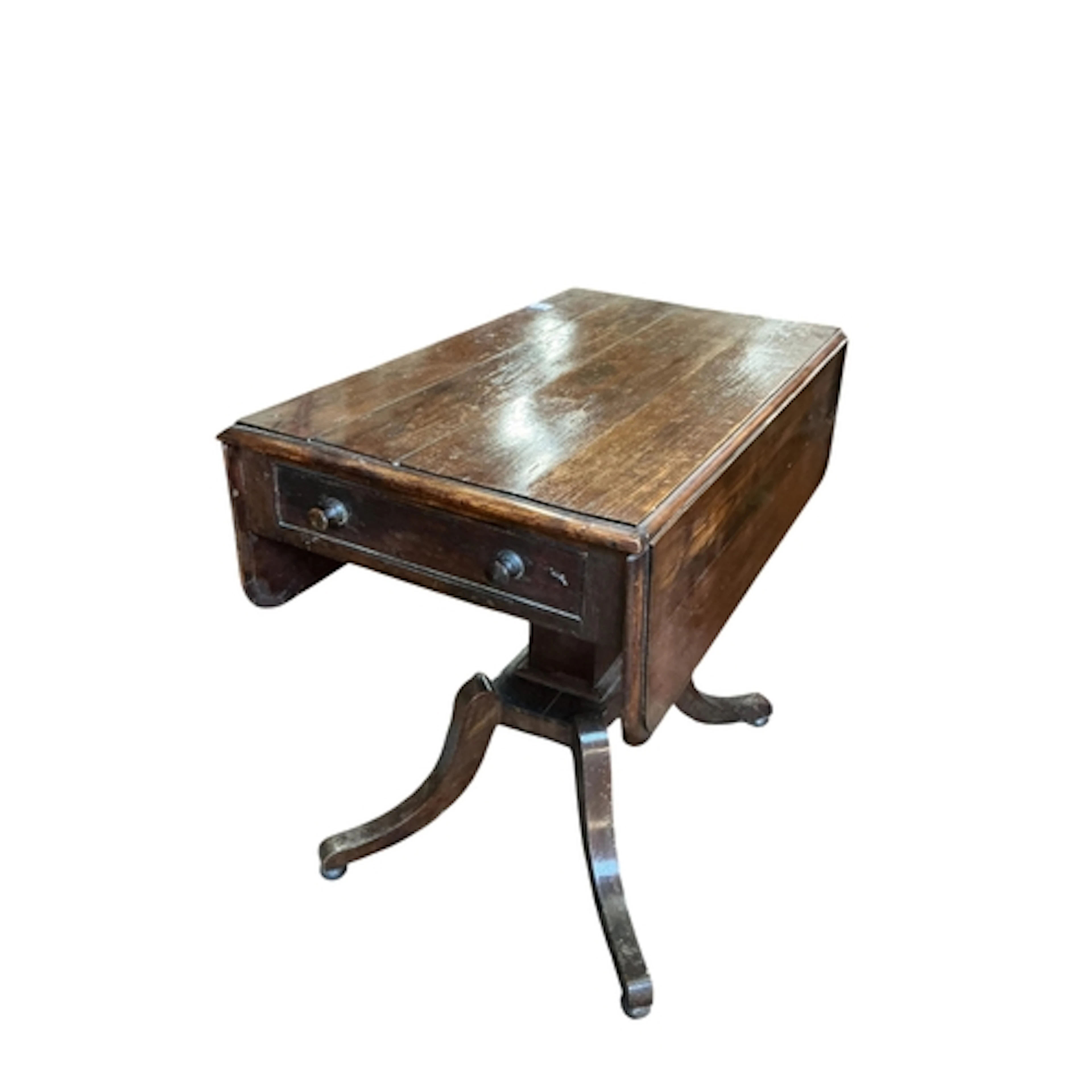 A Regency Pembroke breakfast table, width 50cm, depth 85cm, ...