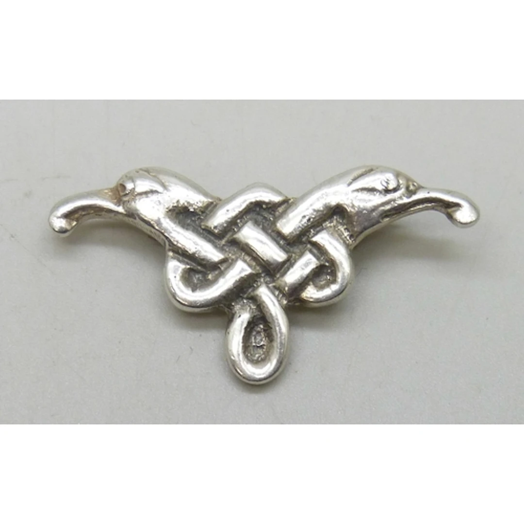 A Hamish Dawson Bowman Scottish silver Celtic design brooch,...