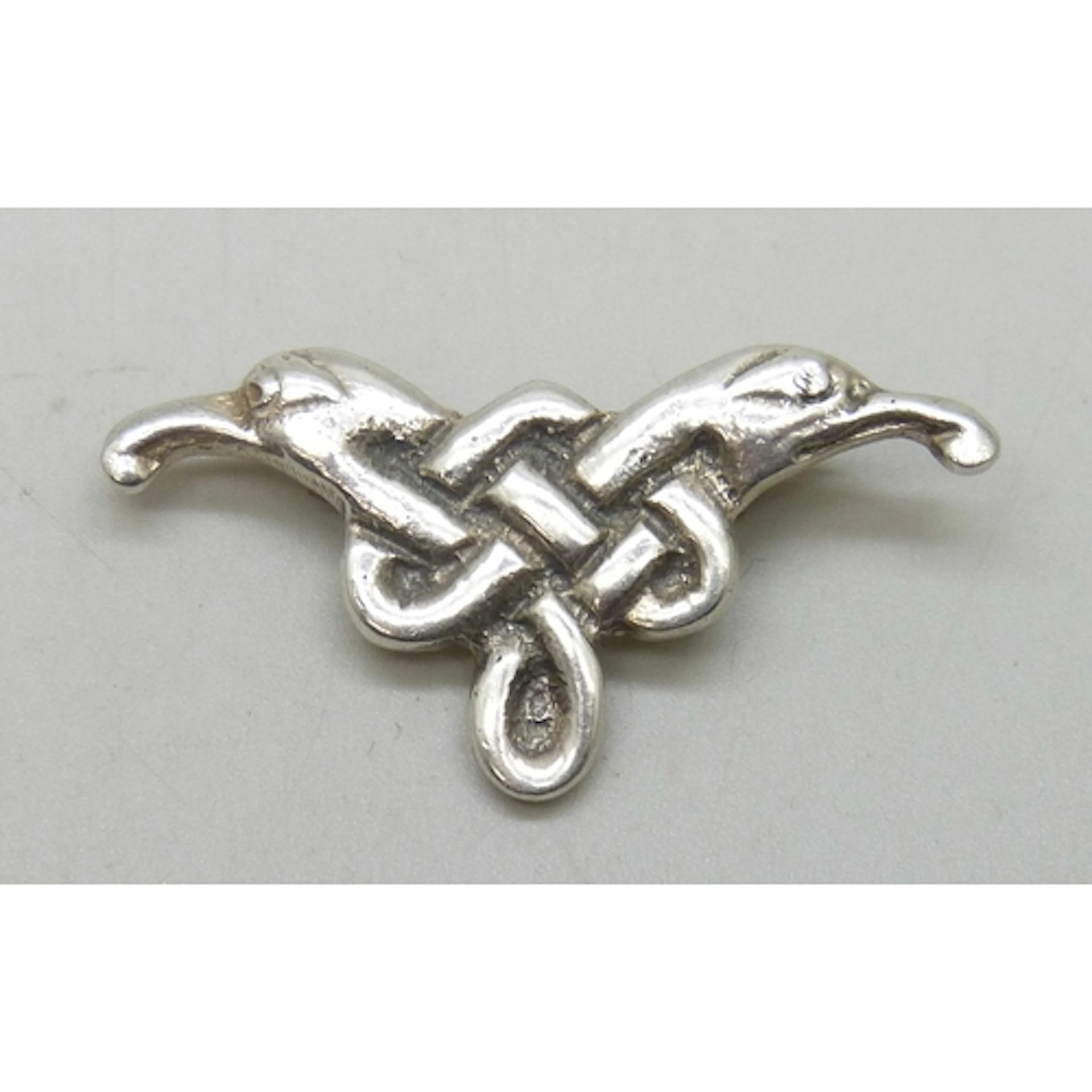 A Hamish Dawson Bowman Scottish silver Celtic design brooch,...