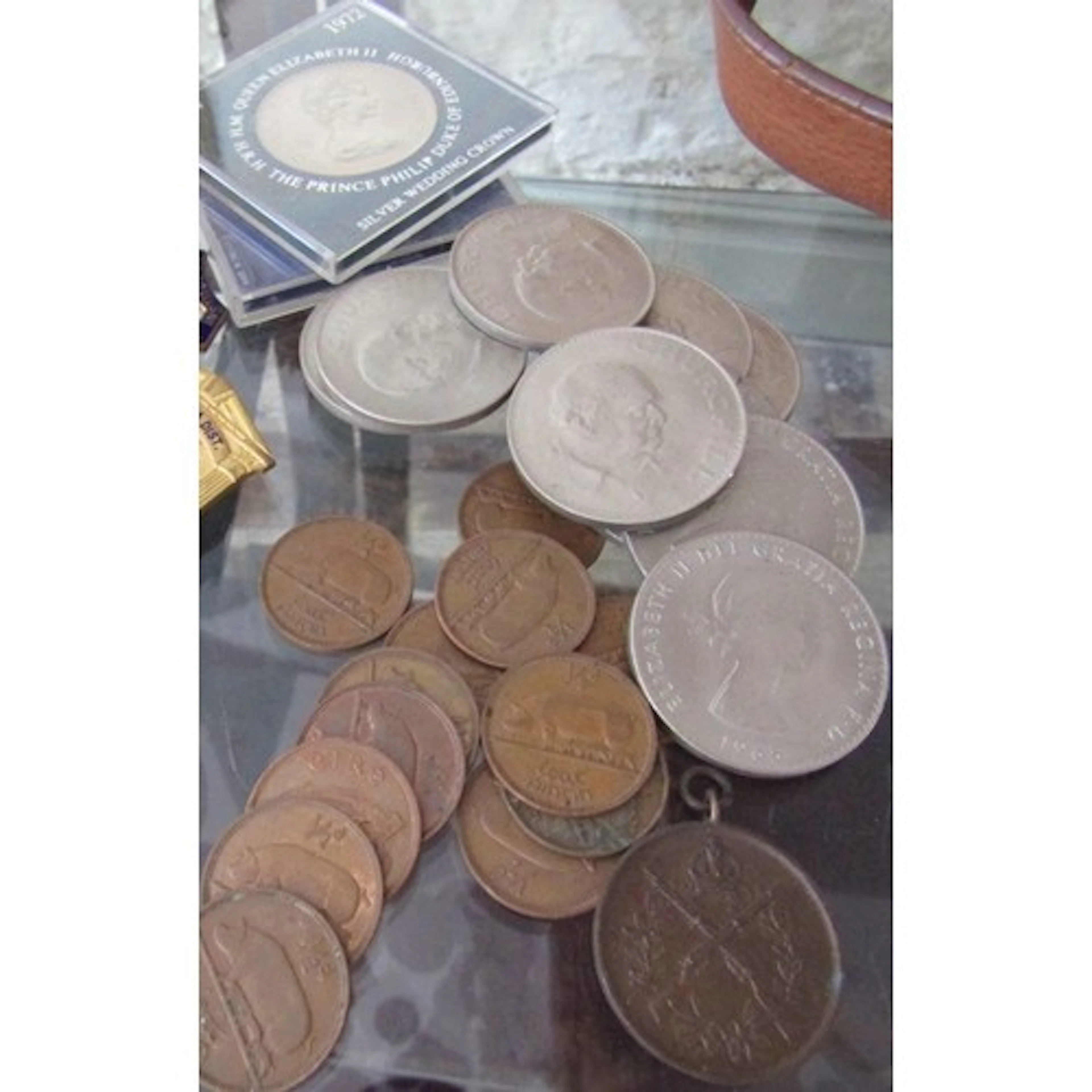 Collection of Various Coins Quantity as Photographed