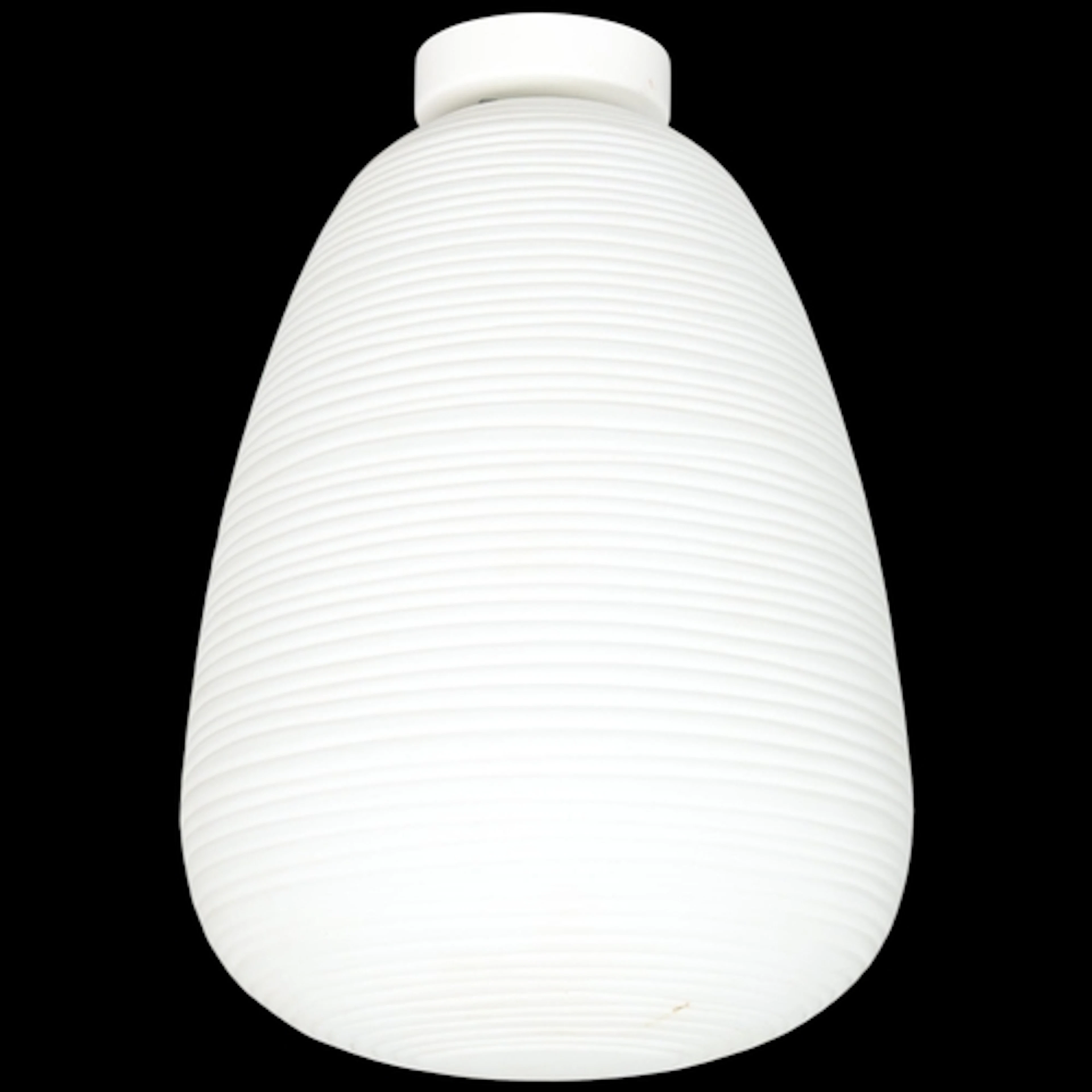 A Foscarini "Rituals" white glass ceiling lamp, with white m...