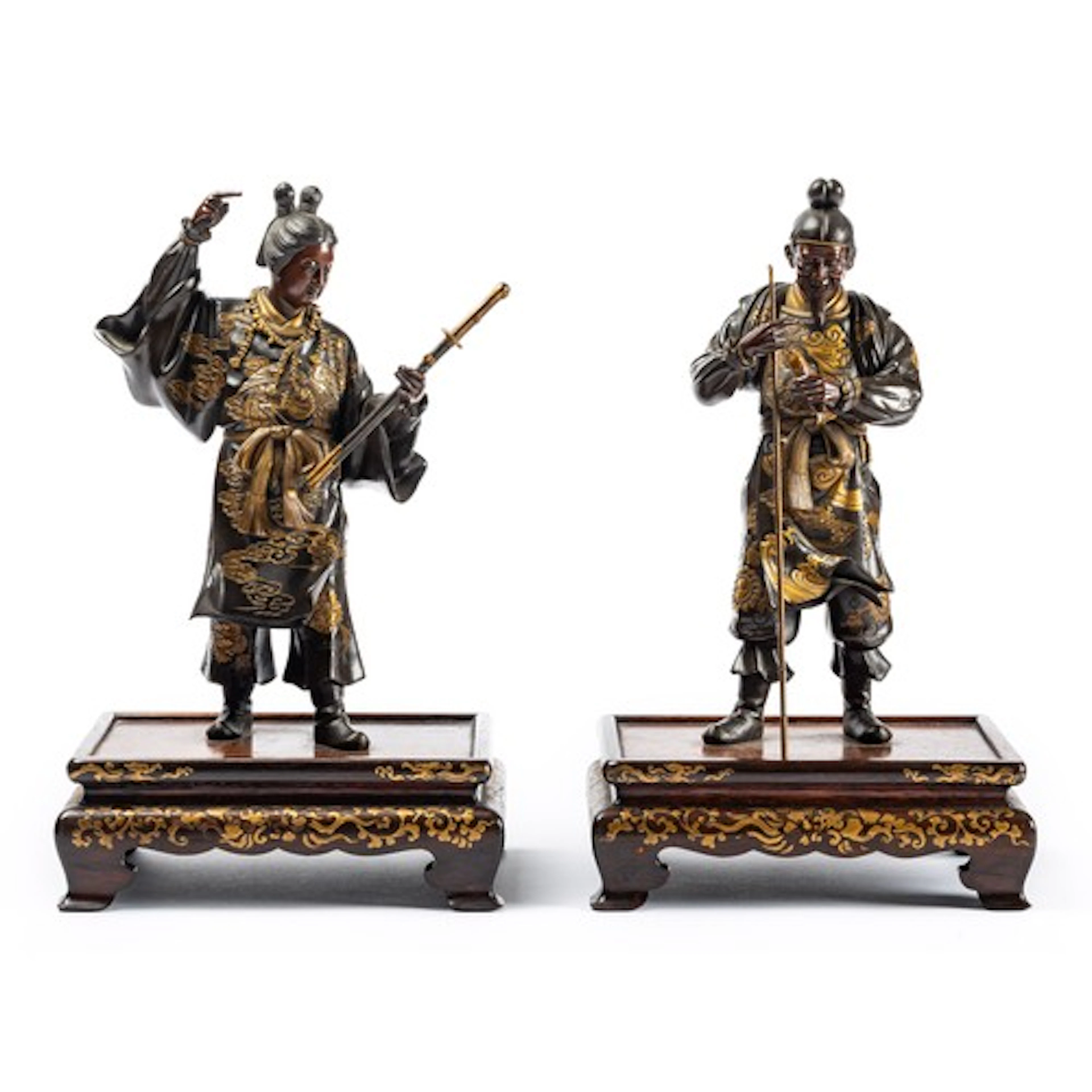 Miyao Eisuke (Japanese, Meiji period), Samurai / Fisherman,...