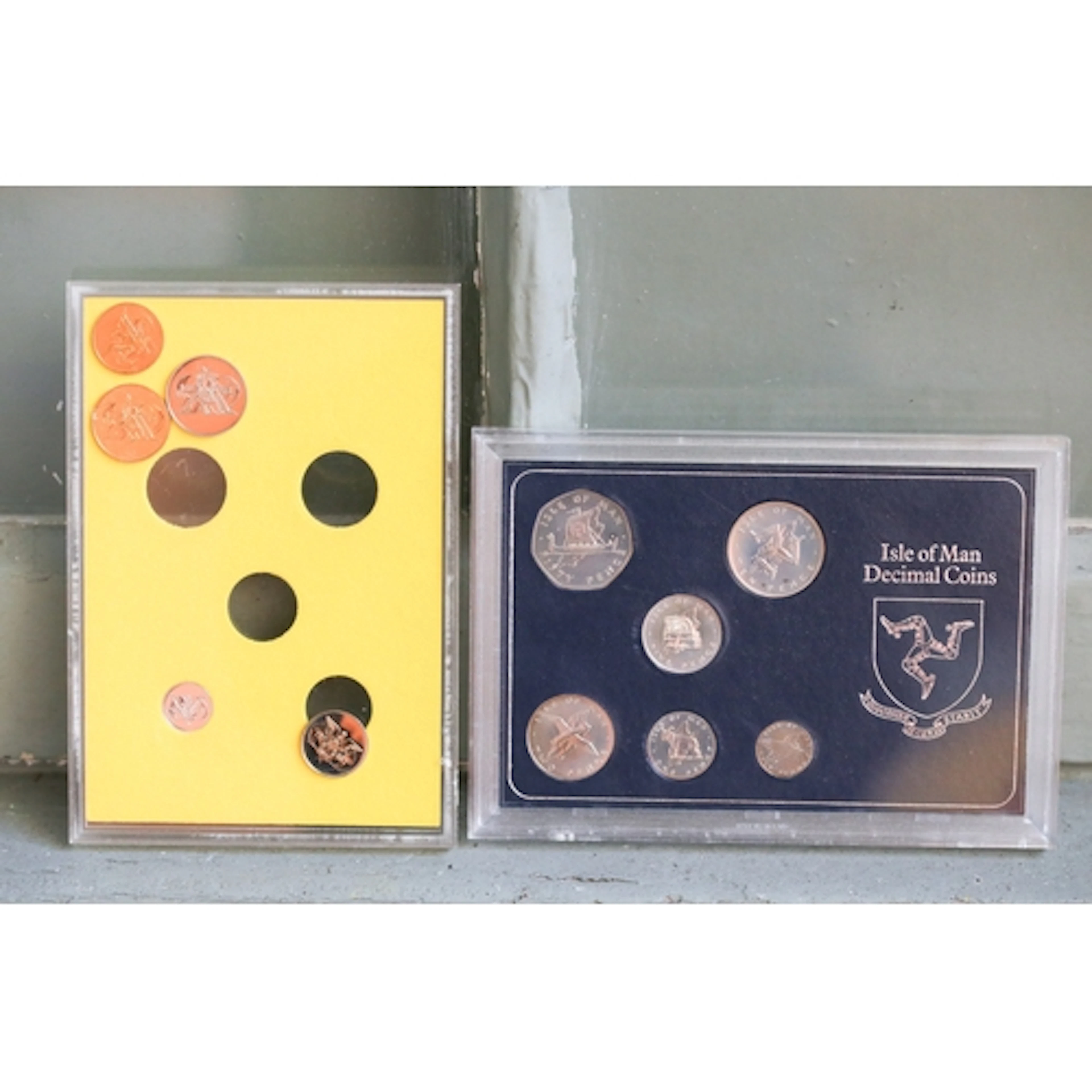 North Yemen 1974 Coin of Realm Proof Set and Sterling Silve...