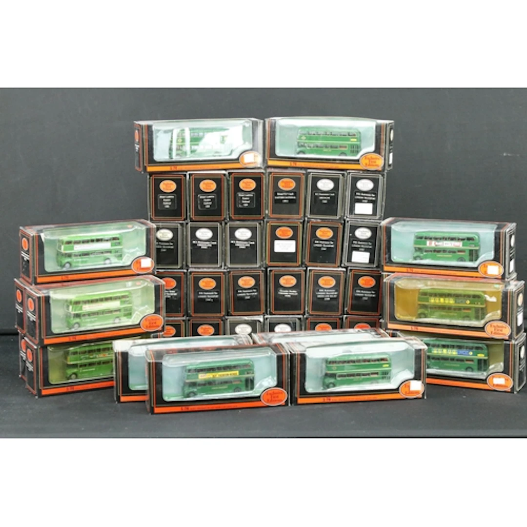 40 Boxed EFE Exclusive First Editions diecast model buses to...