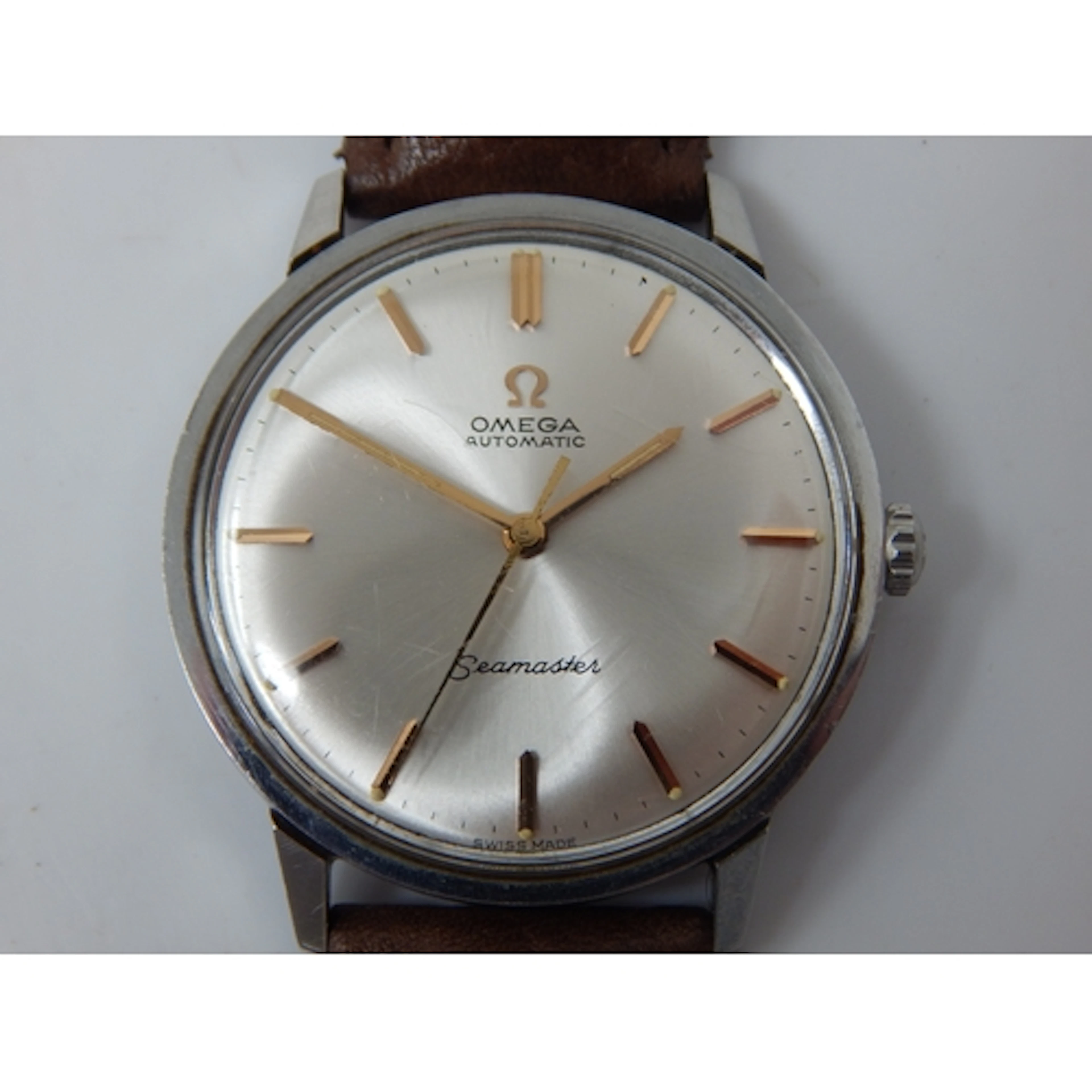 Omega: Gentleman's Stainless Steel Omega Seamaster Automatic...