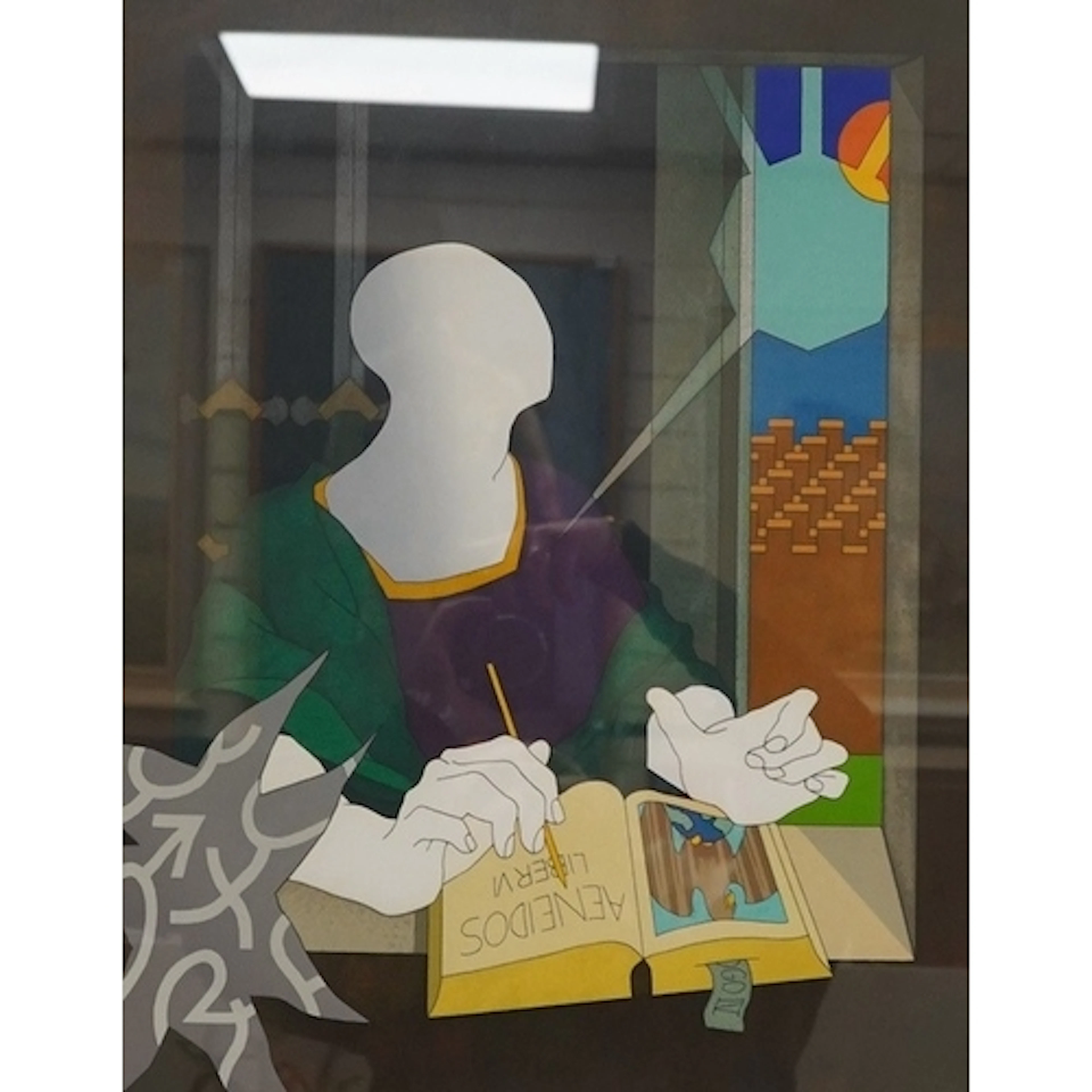 Tom Phillips (1937–2022), 'Virgil in his Study', from the 'D...