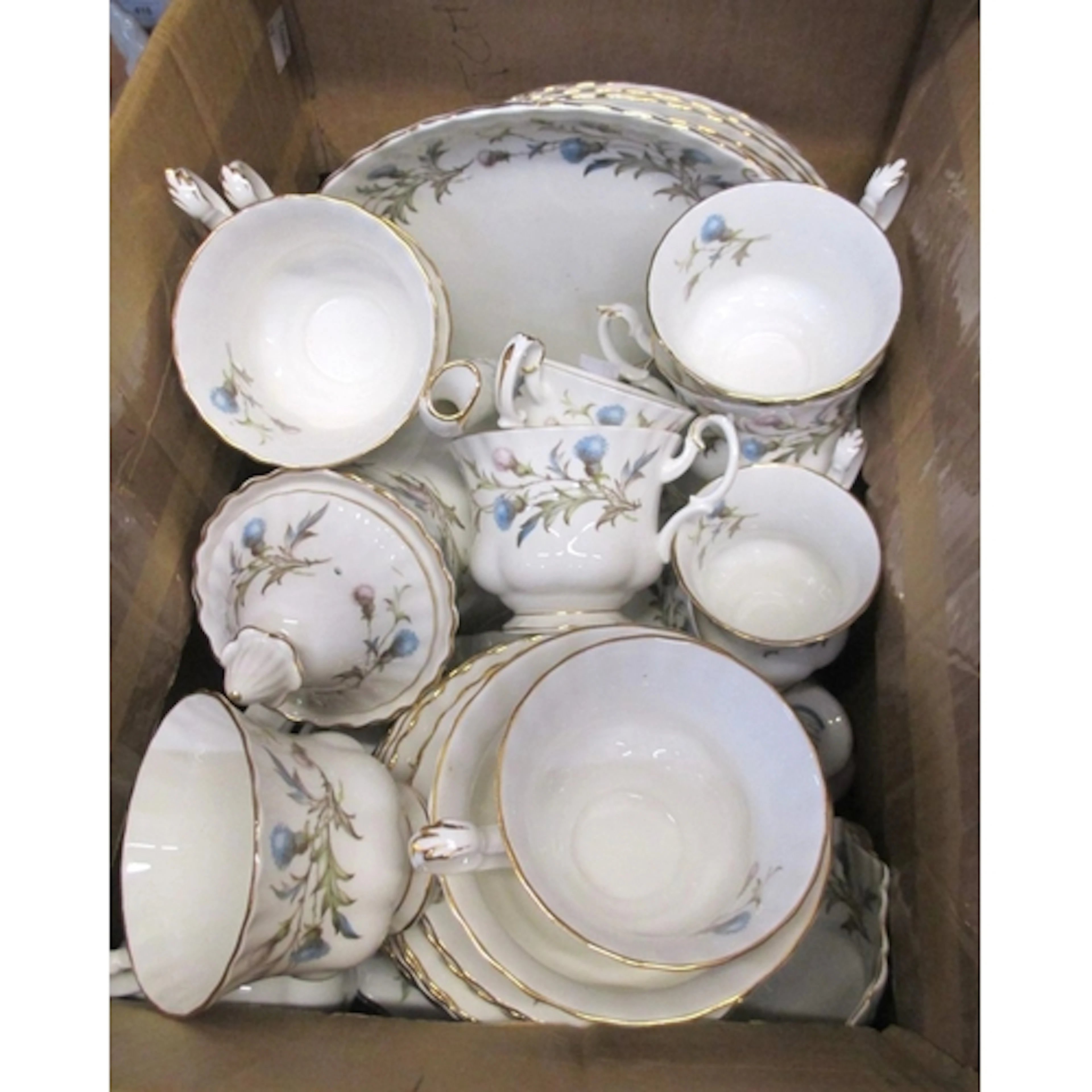 Royal Albert Brigadoon pattern tea and coffee service