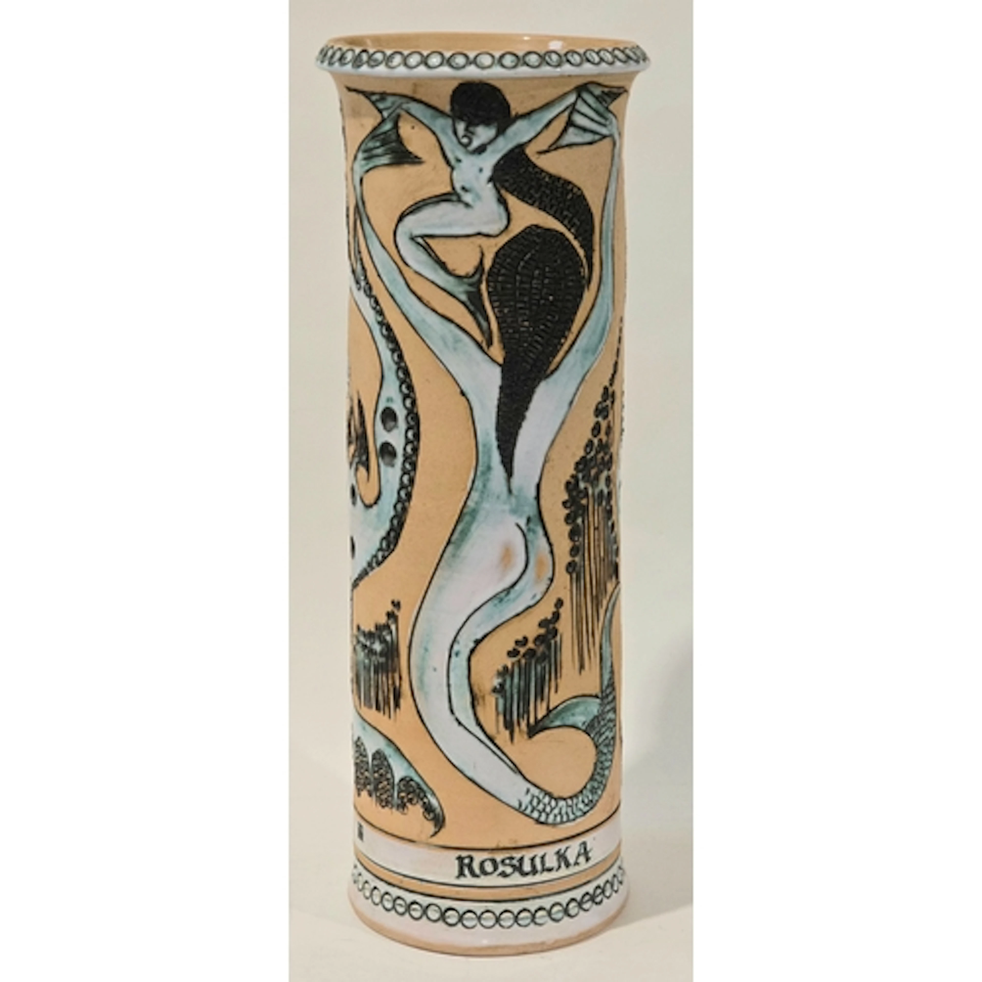 Poole Pottery interest outstanding and unusual large carved ...