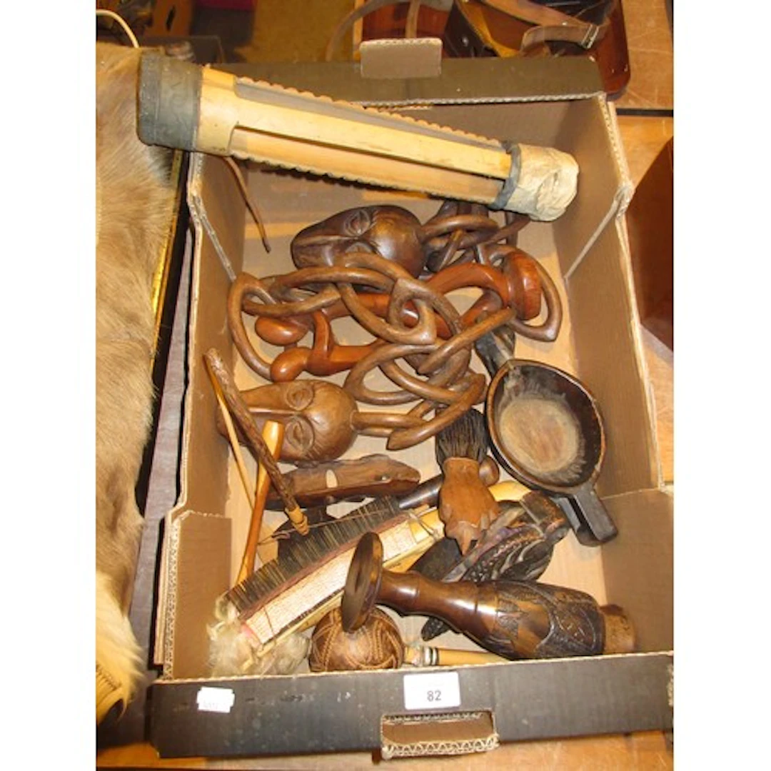 Box of African Items