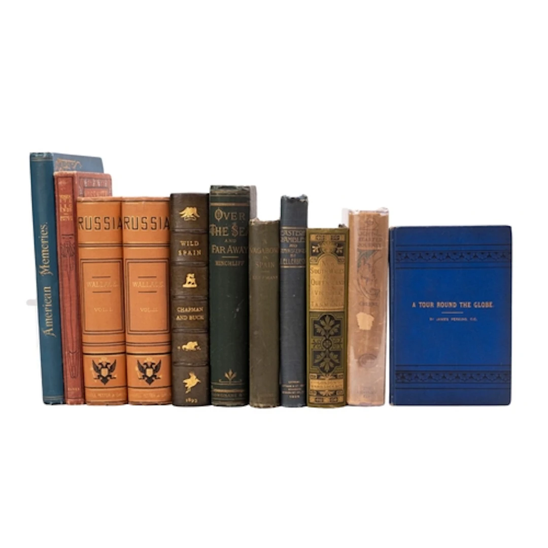 TRAVEL. A collection of 11 volumes, comprising: HINCHLIFF, T...