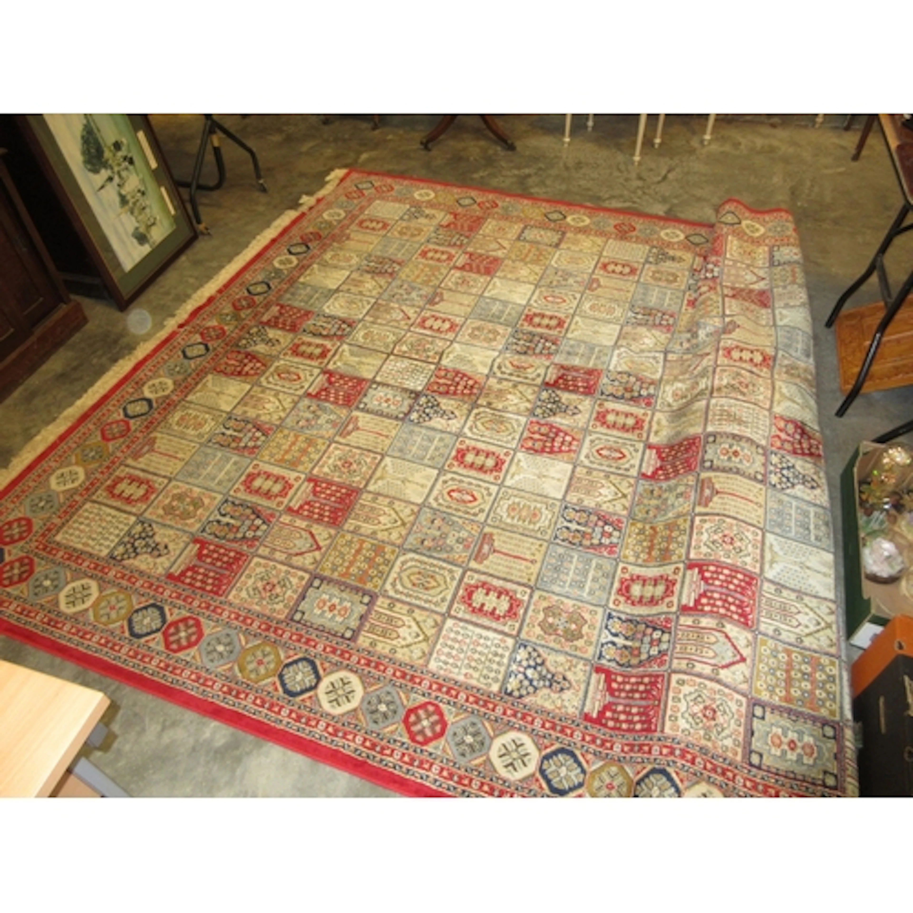 Traditional Border Pattern Carpet, 380x270cm