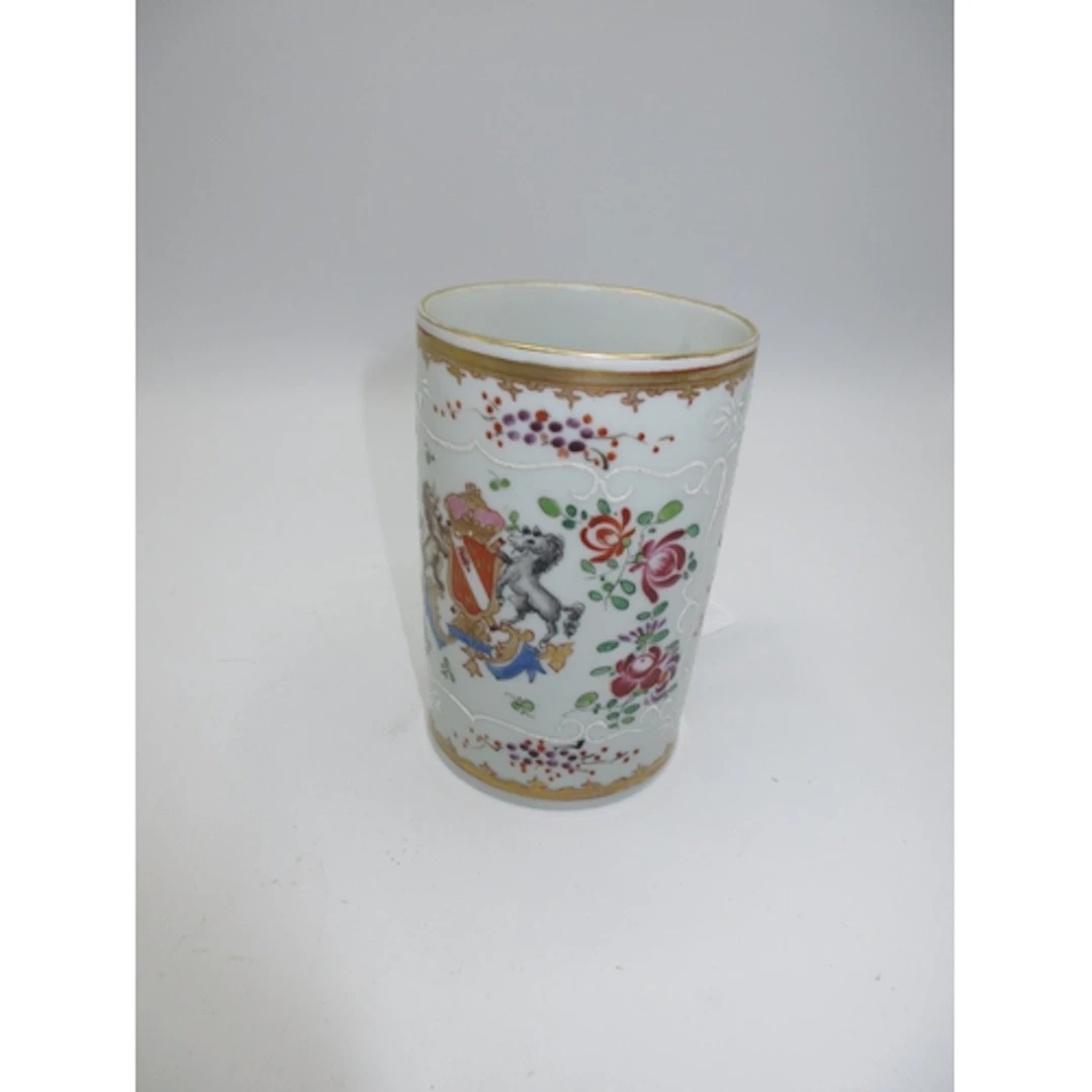 Samson of Paris Porcelain Mug with Dukes of Norfolk Armorial...