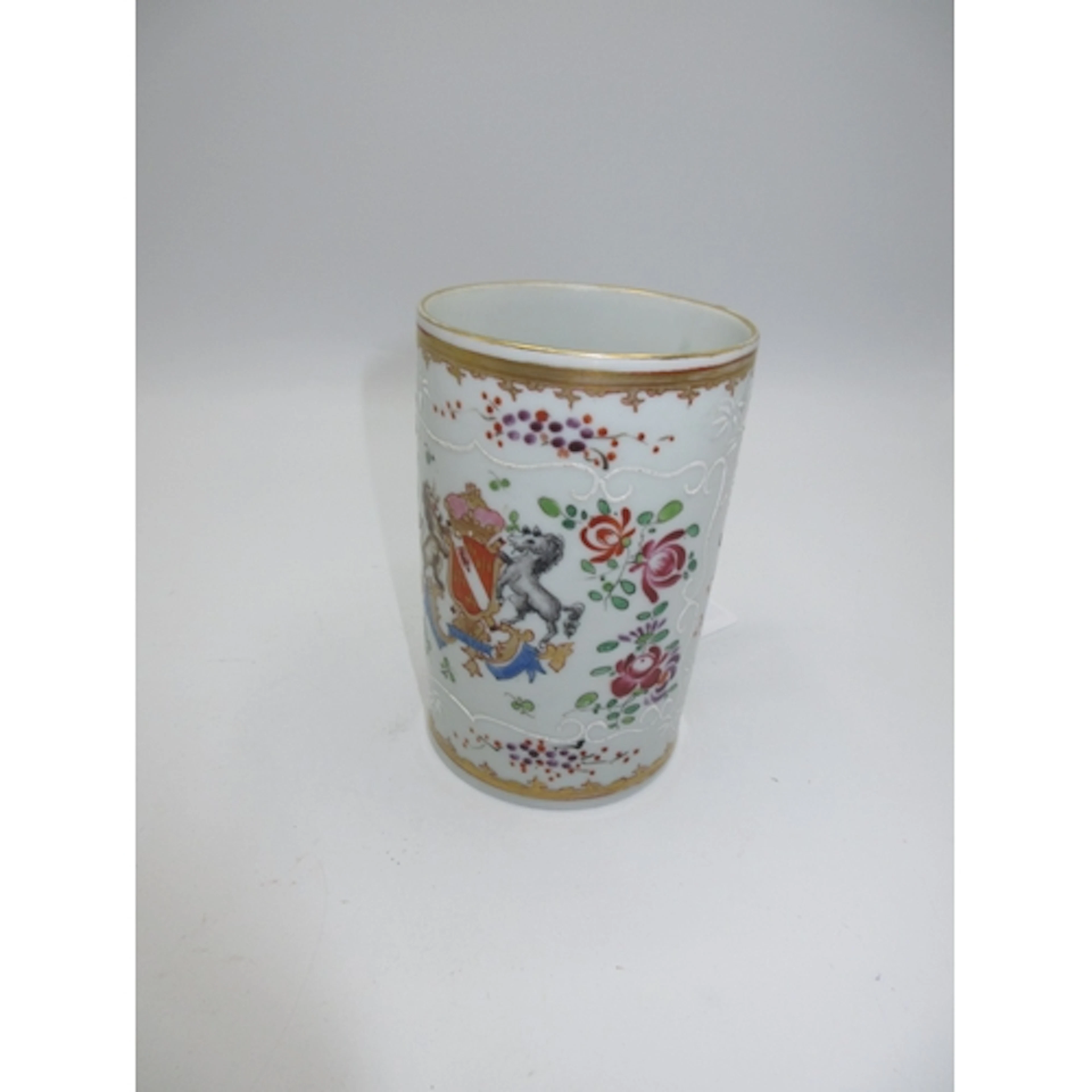 Samson of Paris Porcelain Mug with Dukes of Norfolk Armorial...
