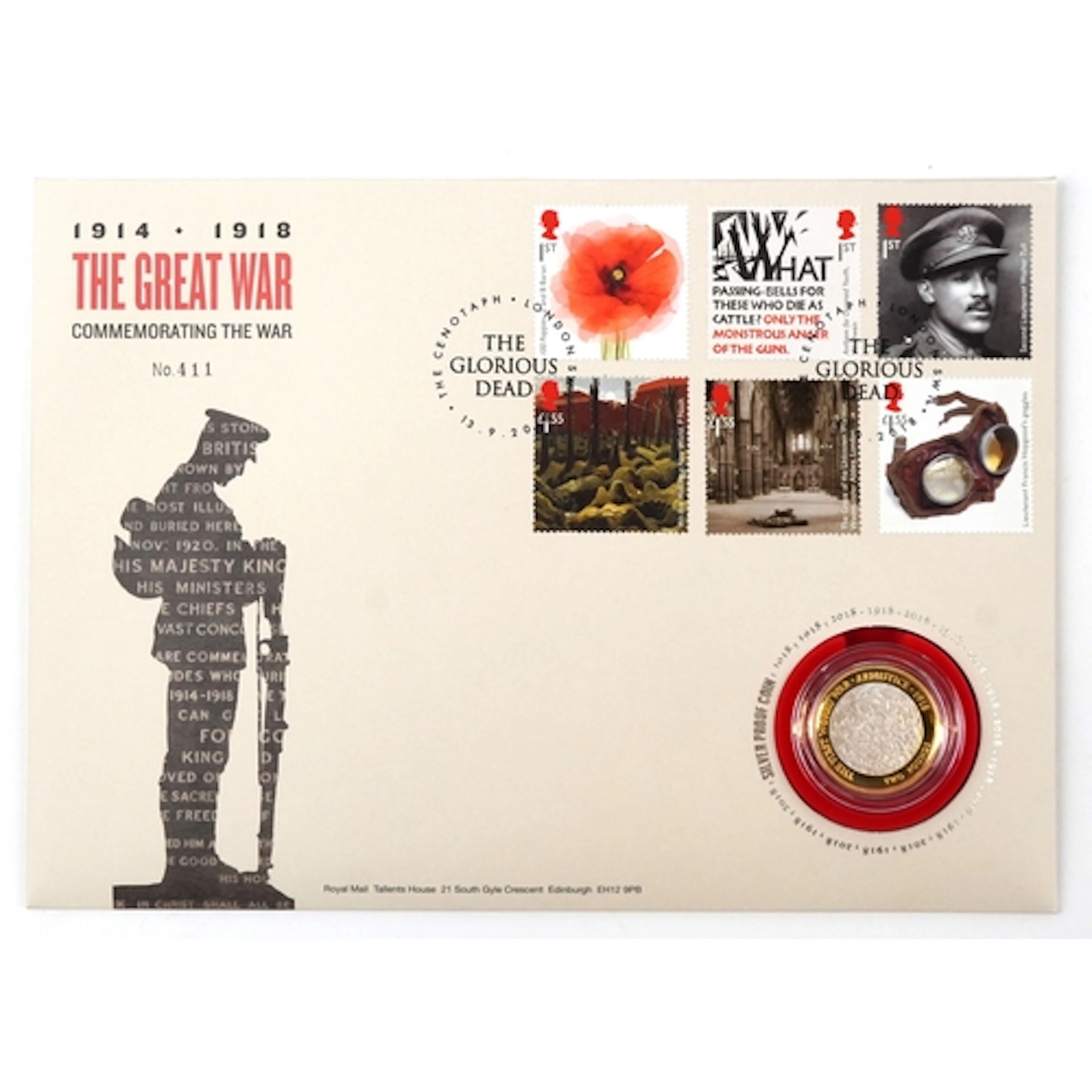 Royal Mail and Royal Mint commemorative coin covers includin...