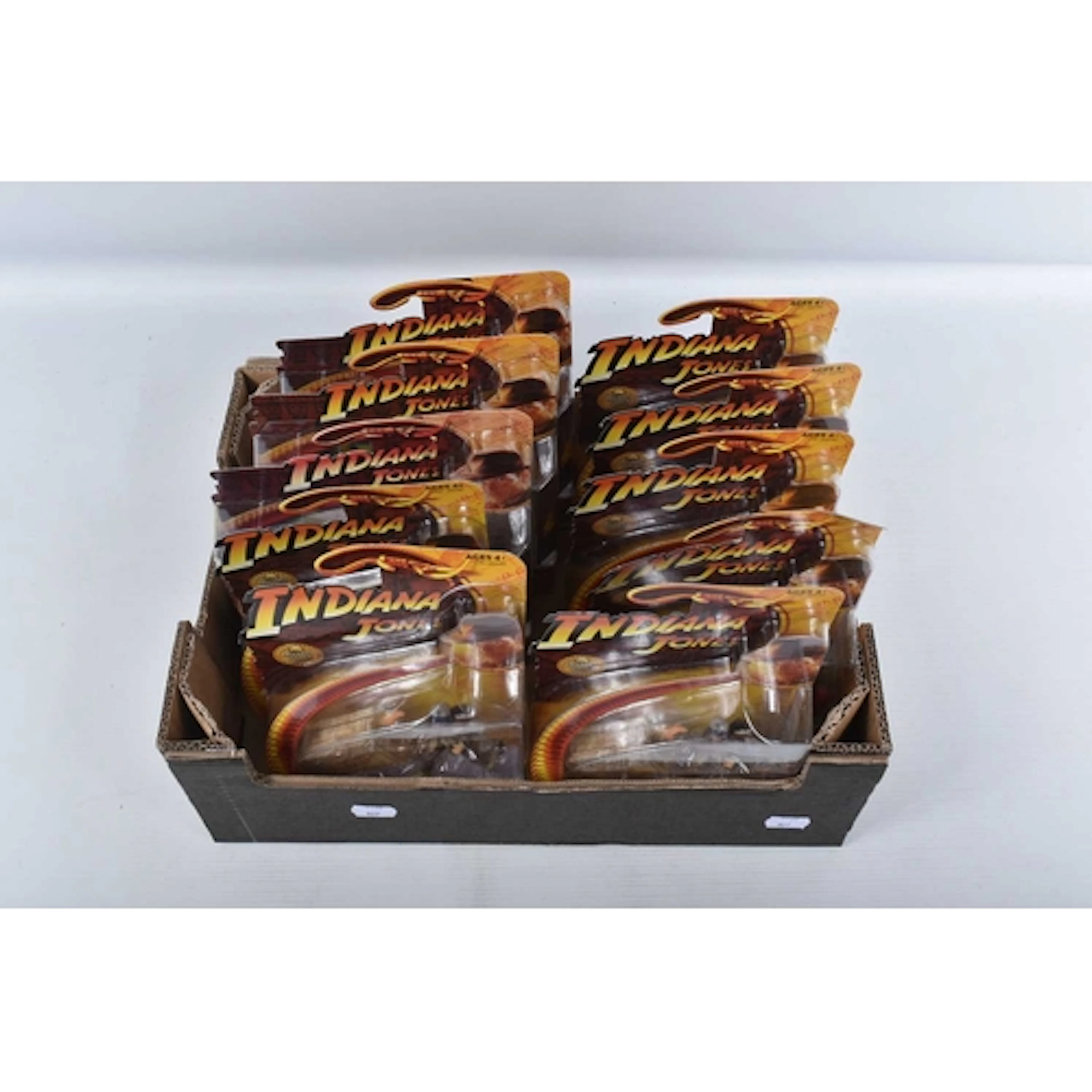 TEN HASBRO CARDED BLISTER INDIANA JONES FIGURES, to include ...