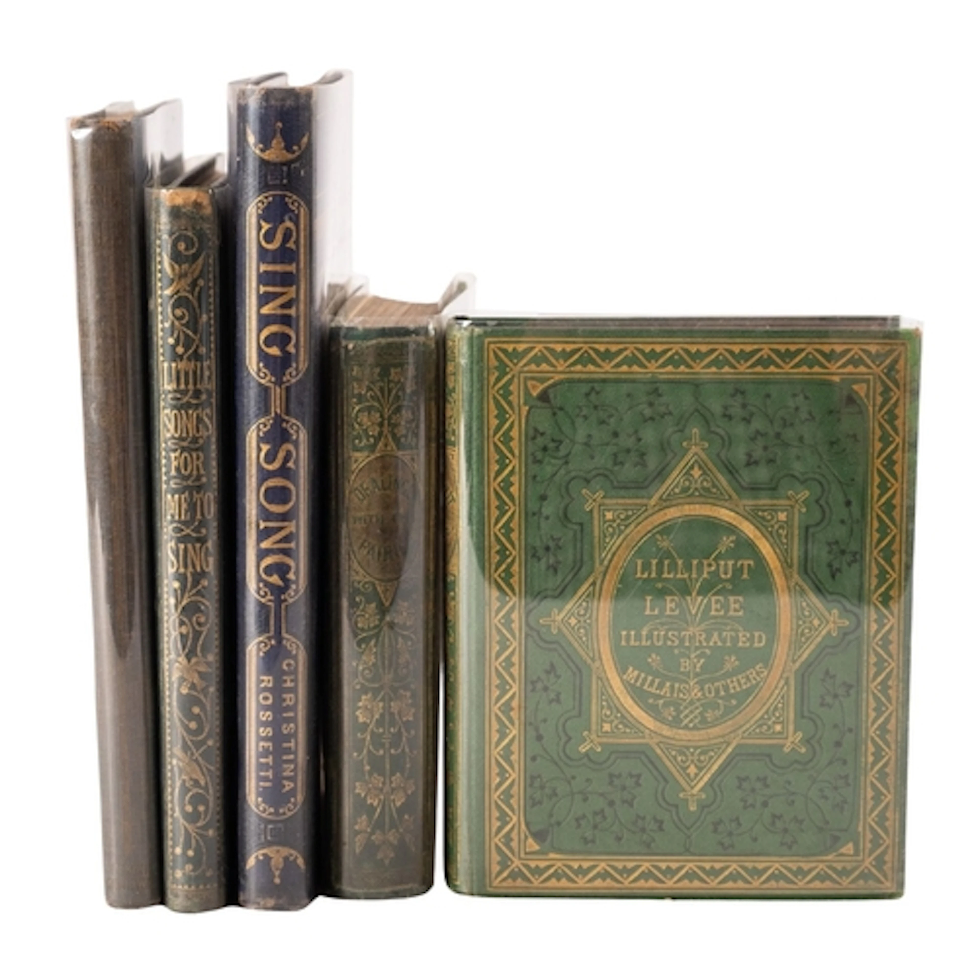 ILLUSTRATED, PRE-RAPHAELITE CIRCLE. 5 works: ROSSETTI, Chris...