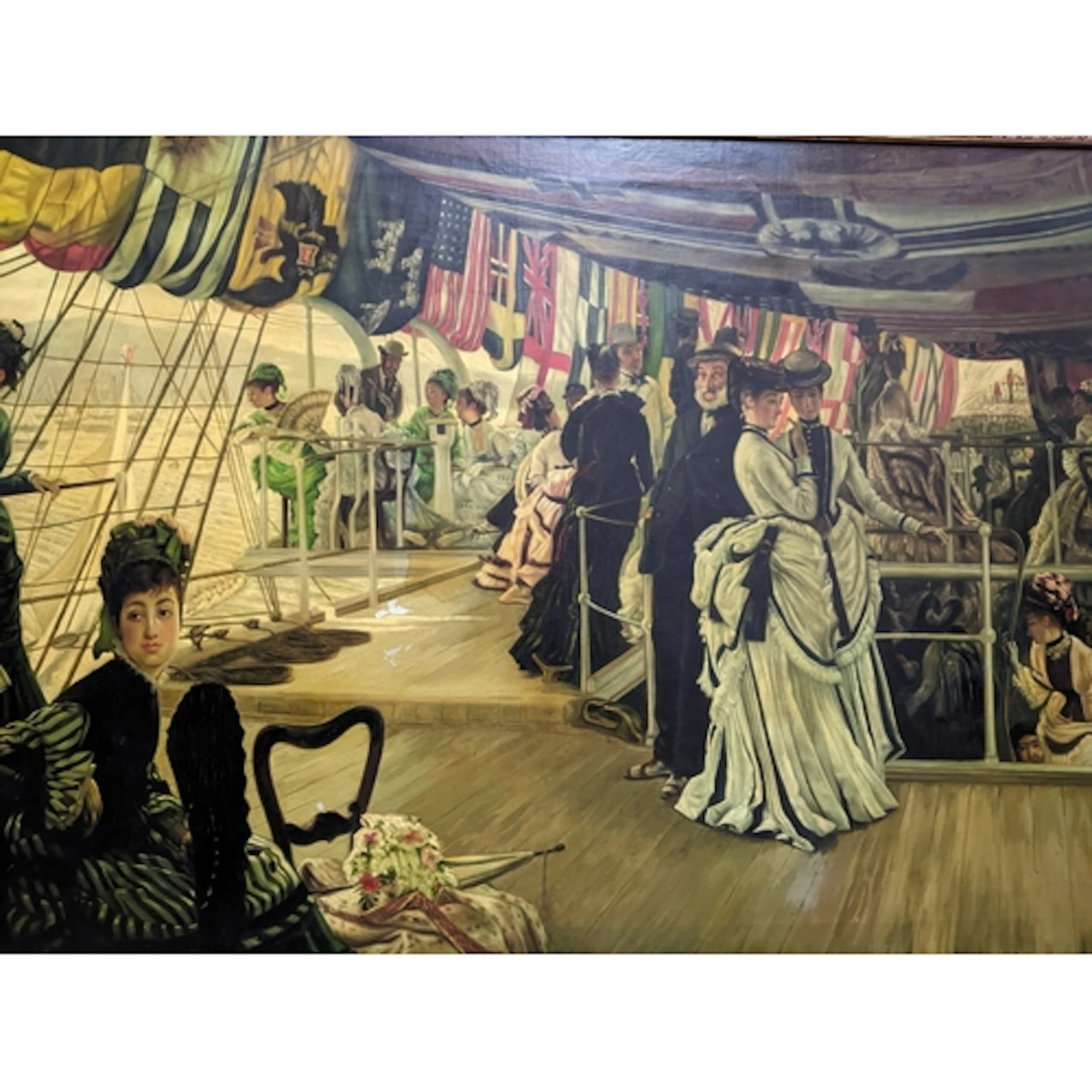 "The Ball on Shipboard" - after a painting by James Tissot (...