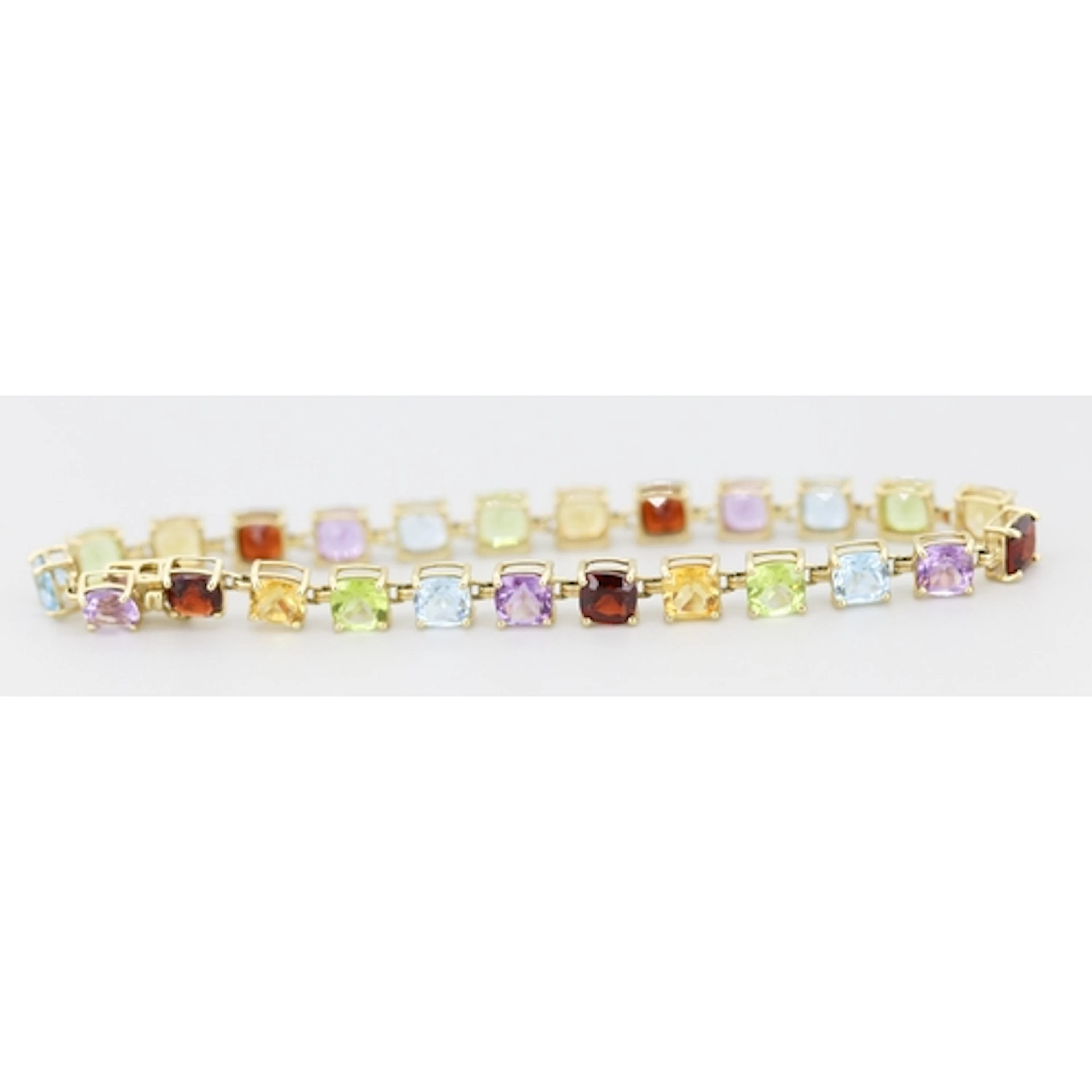 Facet Cut Amethyst, Aquamarine, Peridot, Citrine and Garnet ...