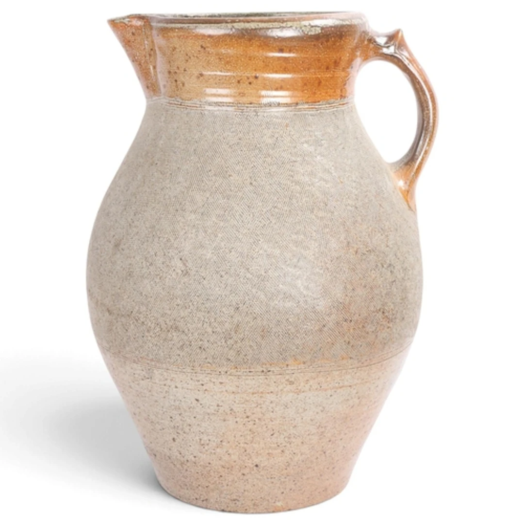 SARAH WALTON (b.1945), a monumental saltglazed jug, with sgr...