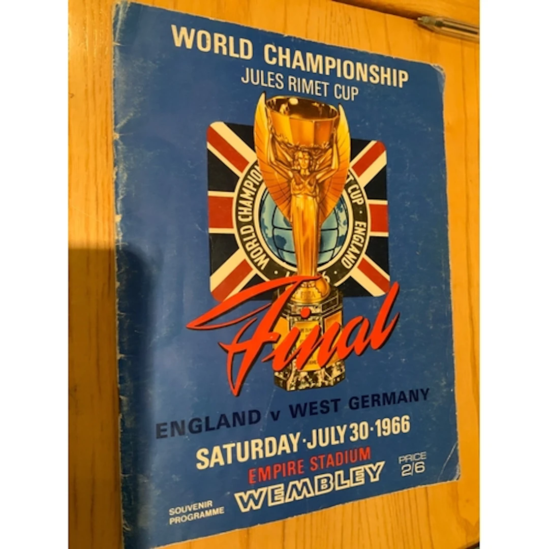 1966 World Cup Football Football Memorabilia: Original final...