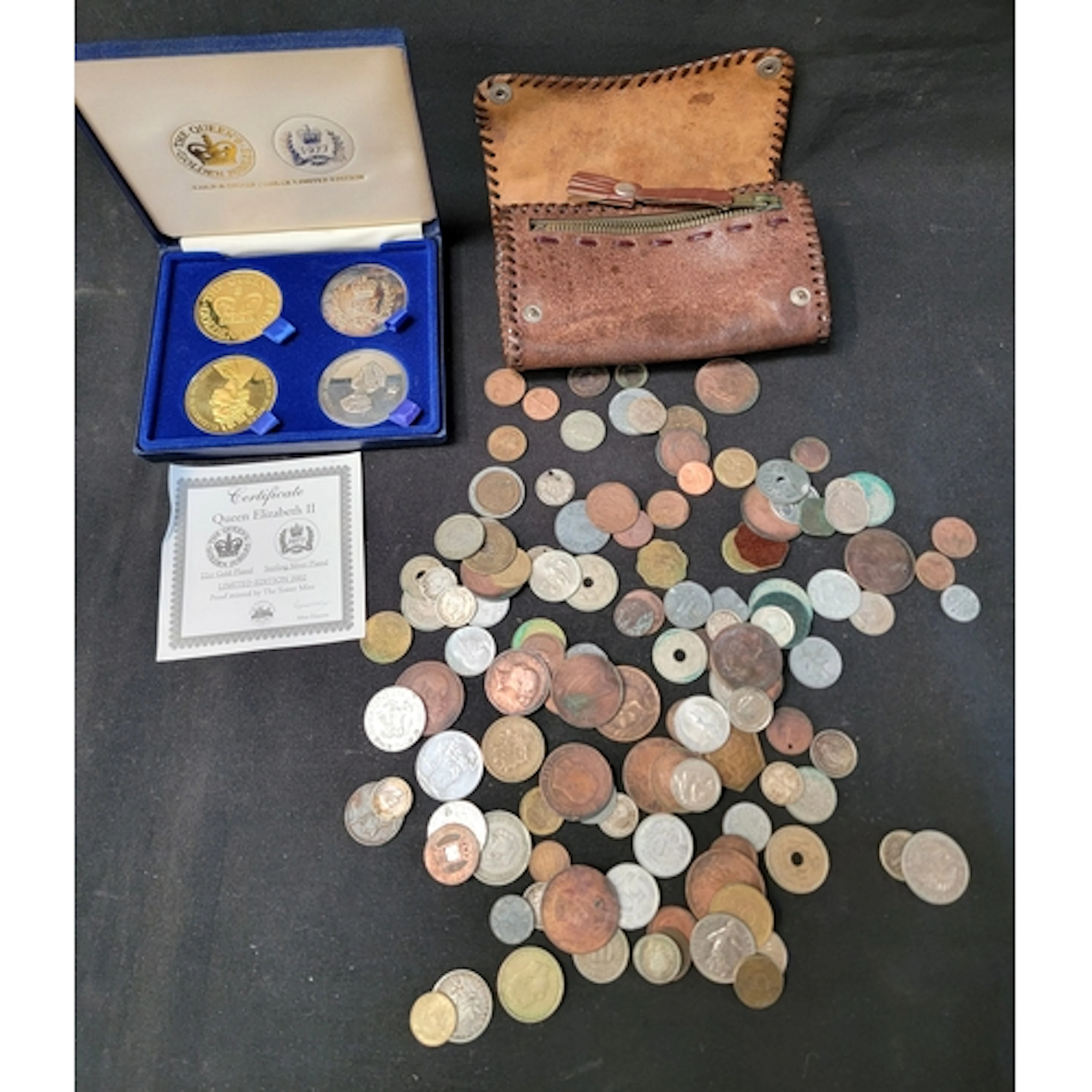 COLLECTION OF WORLD COINS the majority are pre-decimalisatio...