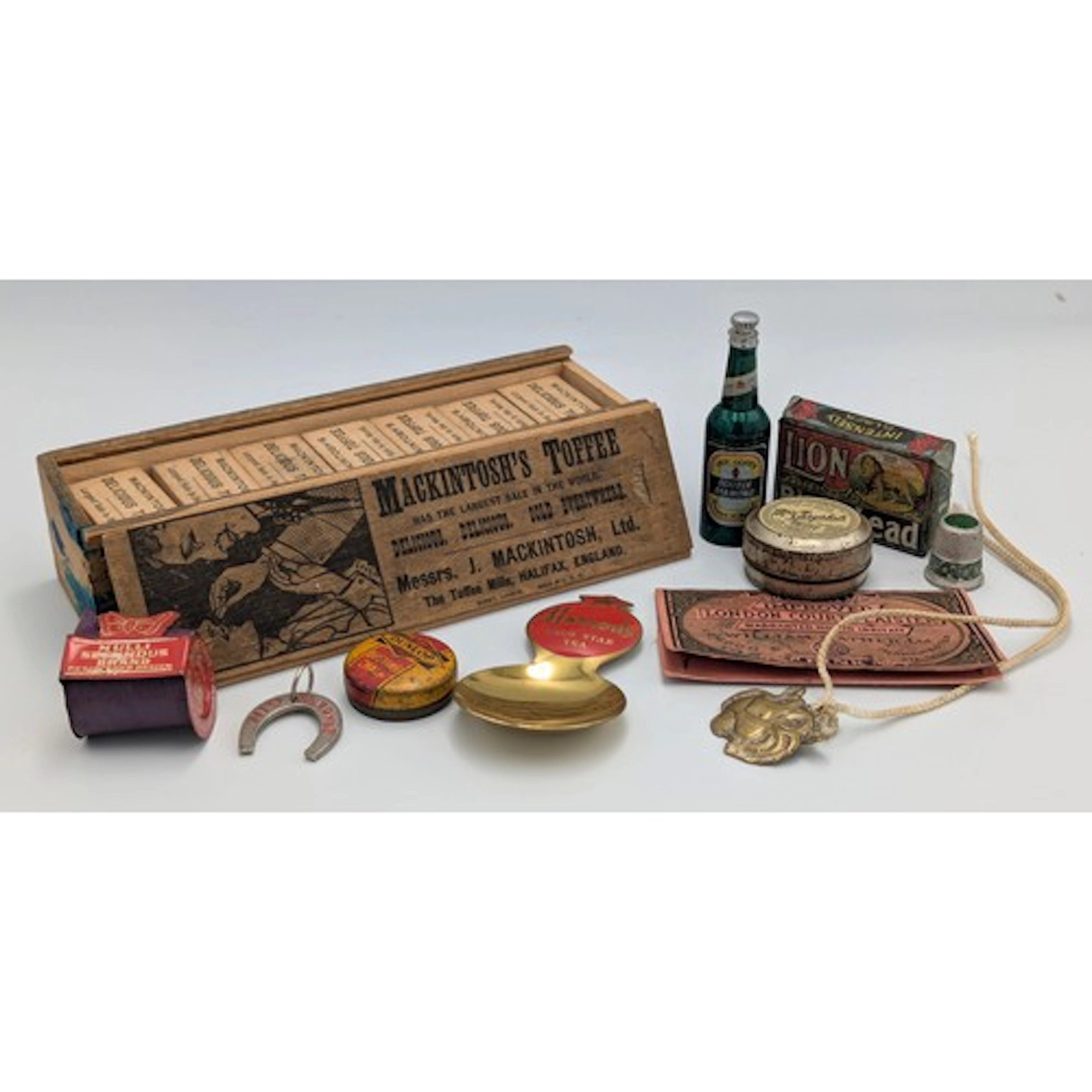 Advertising Interest - Mackintosh's Toffee Dominoes; Harrods...