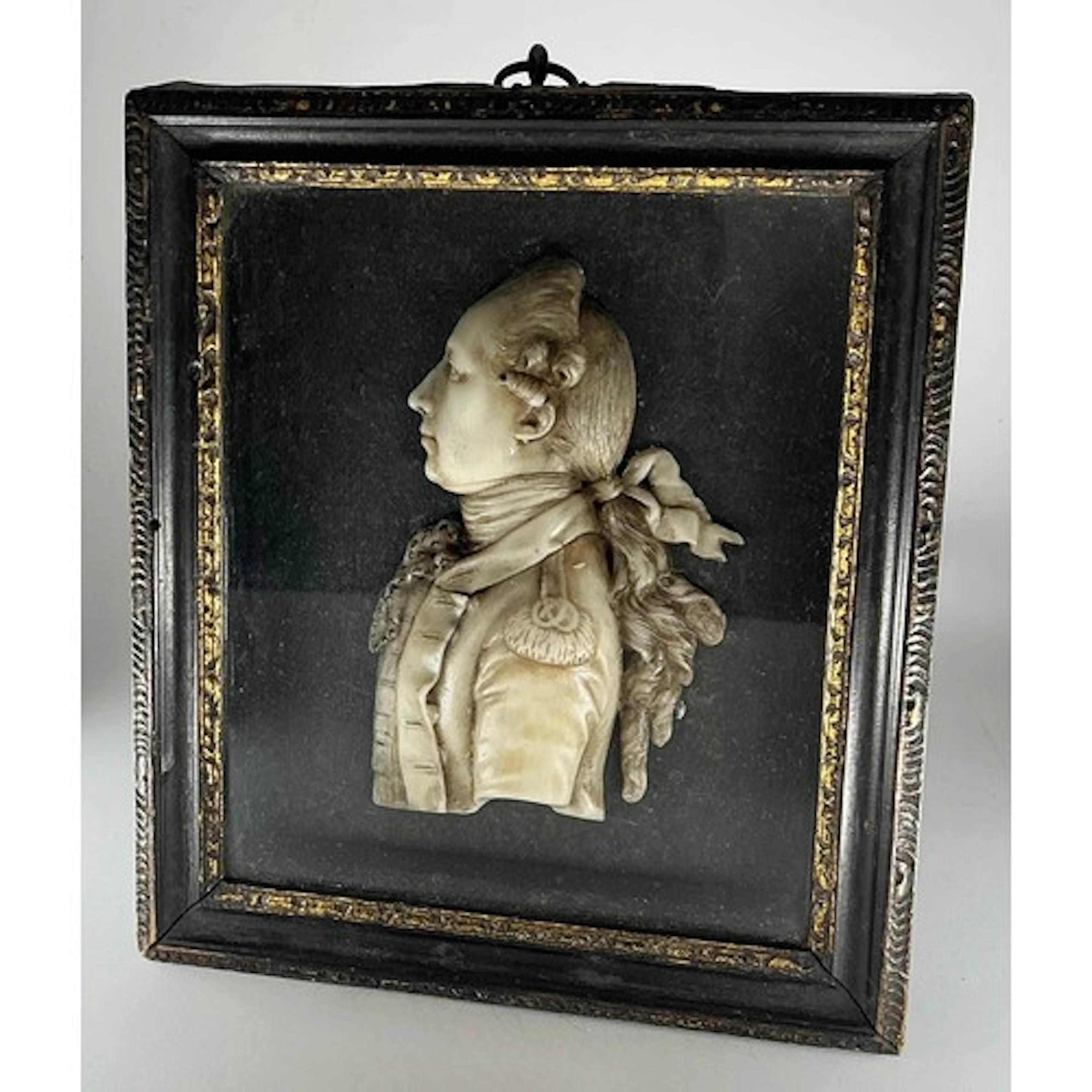 John Flaxman (1755-1826), a carved wax portrait bust of John...