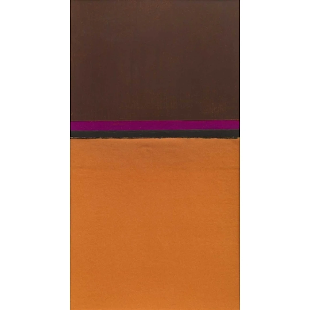 § John MILLER (1931-2002) Beach Horizon Gouache/collage, st...